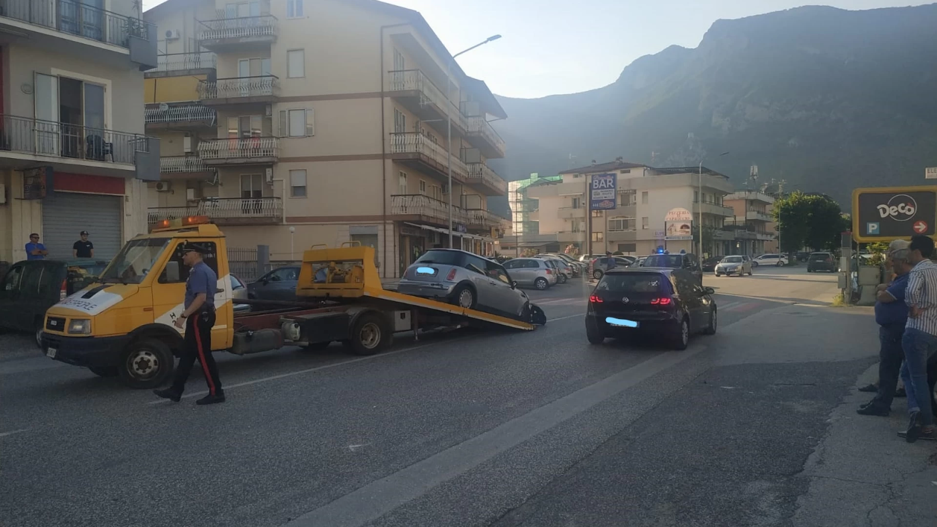 Venafro: incidente tra due auto in via Campania. Nessun ferito grave.