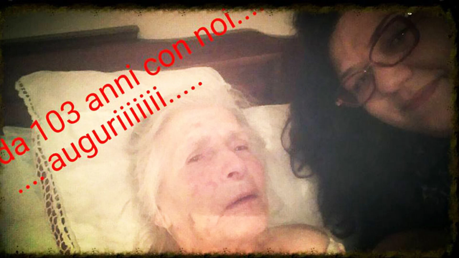 Cerro al Volturno: si è spenta la nonnina più anziana della Valle. Dea Izzi a 104 anni è deceduta questa mattina. Tanta commozione in paese.