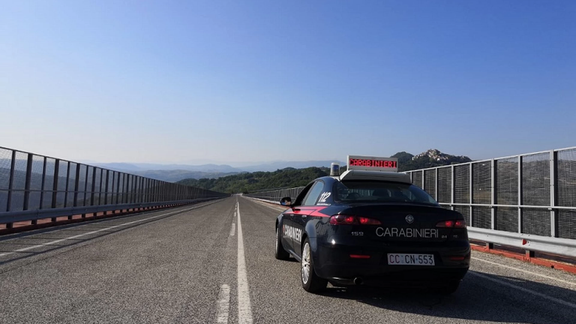 Agnone: i Carabinieri salvano giovane ragazza che tentava il suicidio dal viadotto Sente
