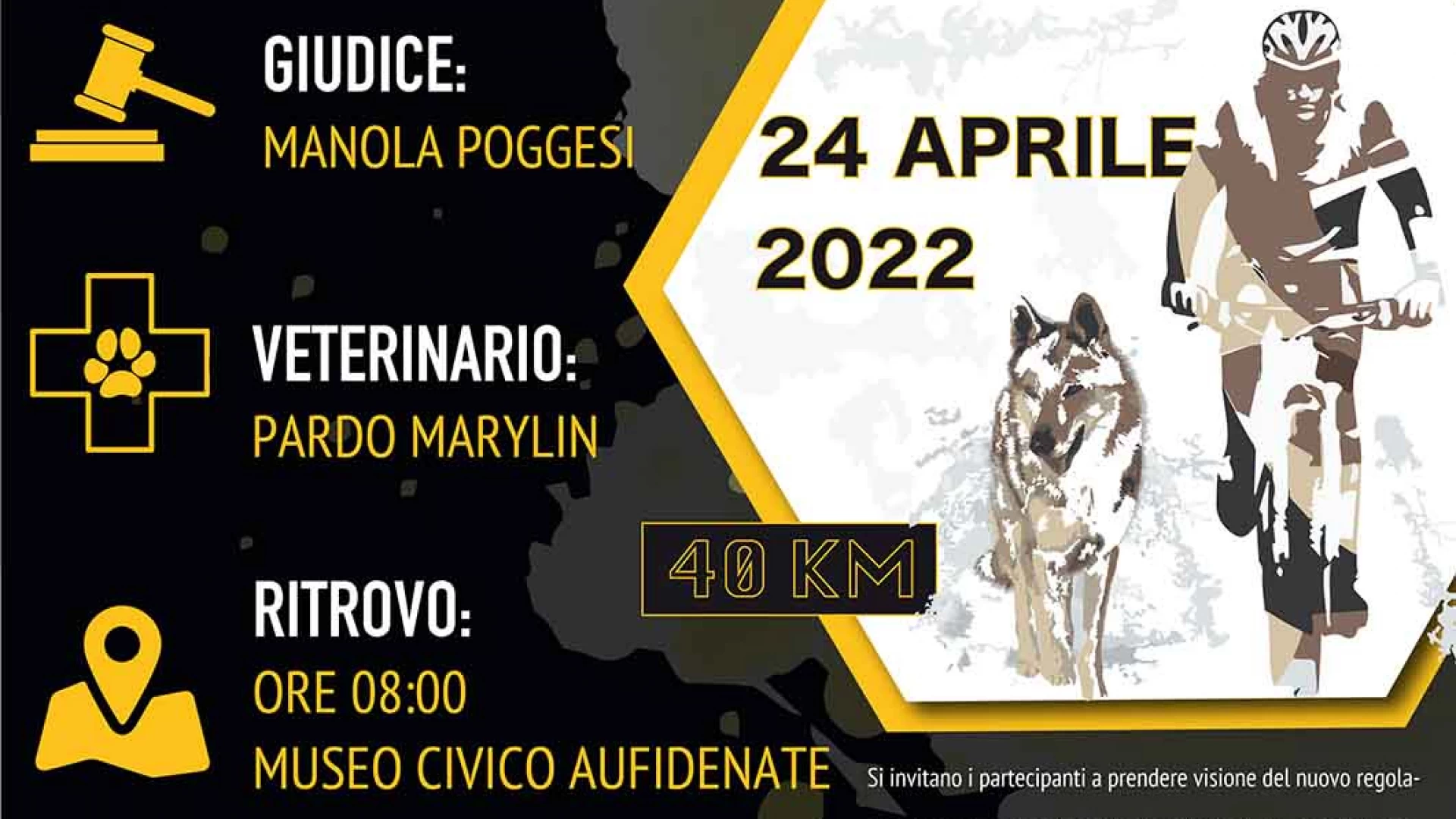Castel Di Sangro: domenica 24 aprile la prova di resistenza per cane lupo Cecoslovacco.