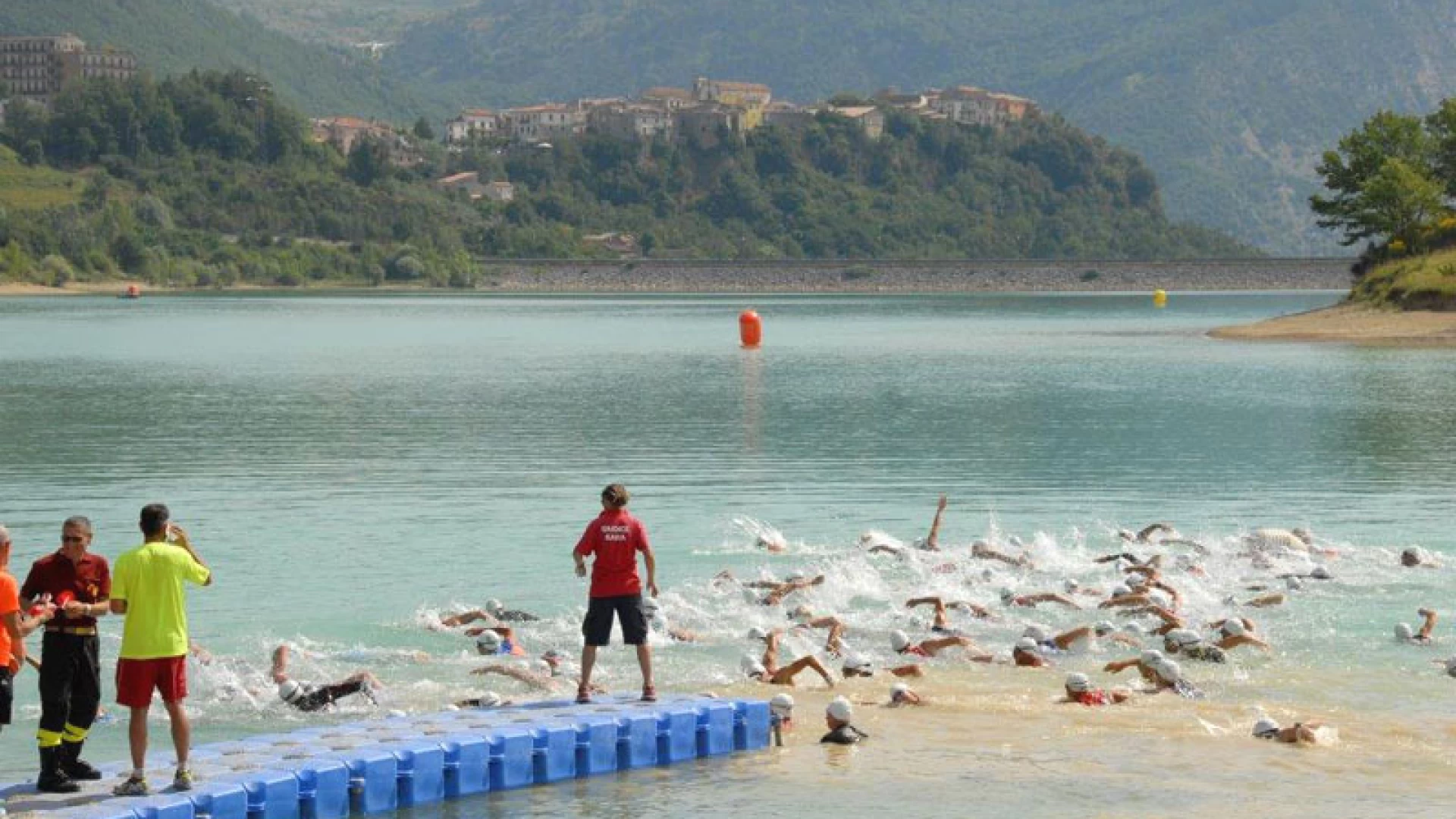 Castel San Vincenzo: terza edizione Triathlon dell’Orso. Assegnato il campionato nazionale dei Vigili del Fuoco.