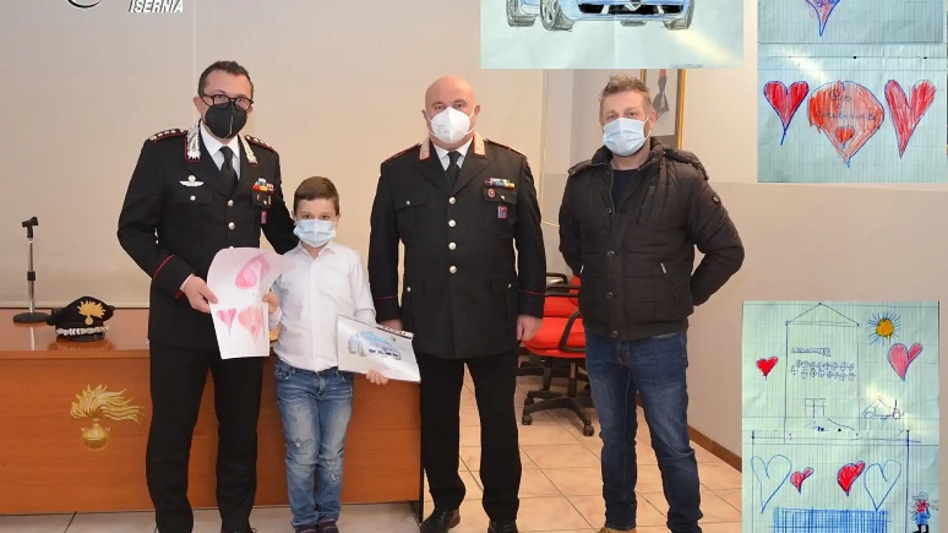 Isernia: i Carabinieri ricevono una visita speciale. 