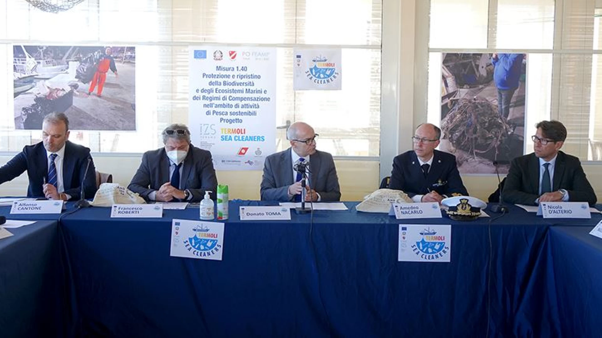 Presentato al Porto Turistico il progetto Termoli Sea Cleaners Coordinato dall’IZS dell’Abruzzo e del Molise