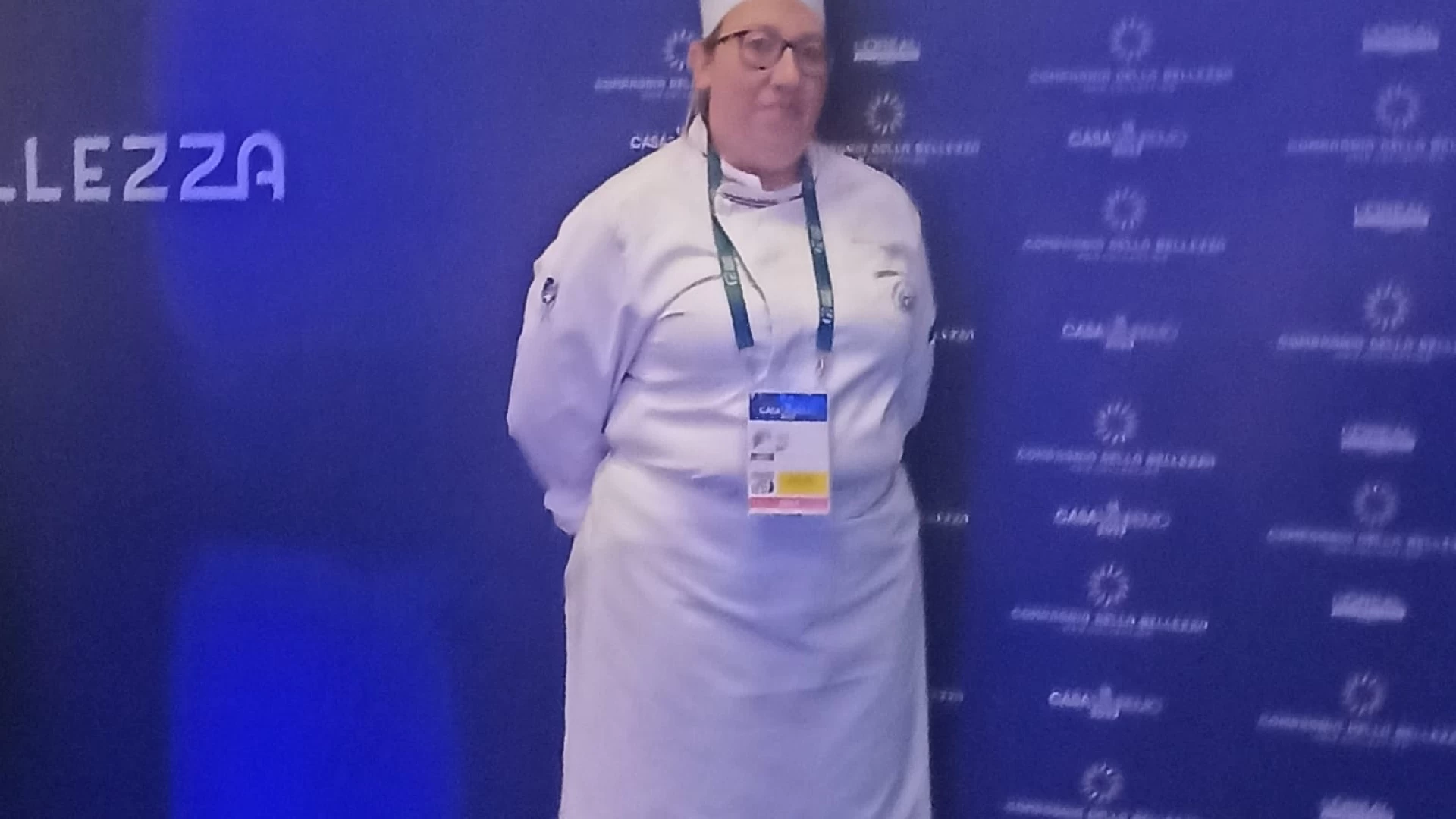 Una Chef molisana nella cucina  di Casa Sanremo, si tratta di Ernesta Vassolo.