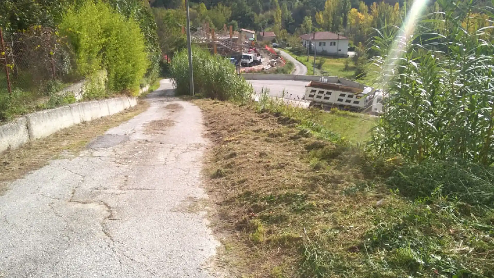 Colli a Volturno: pulizia del territorio e manutenzione stradale. L’Amministrazione Incollingo sul pezzo.