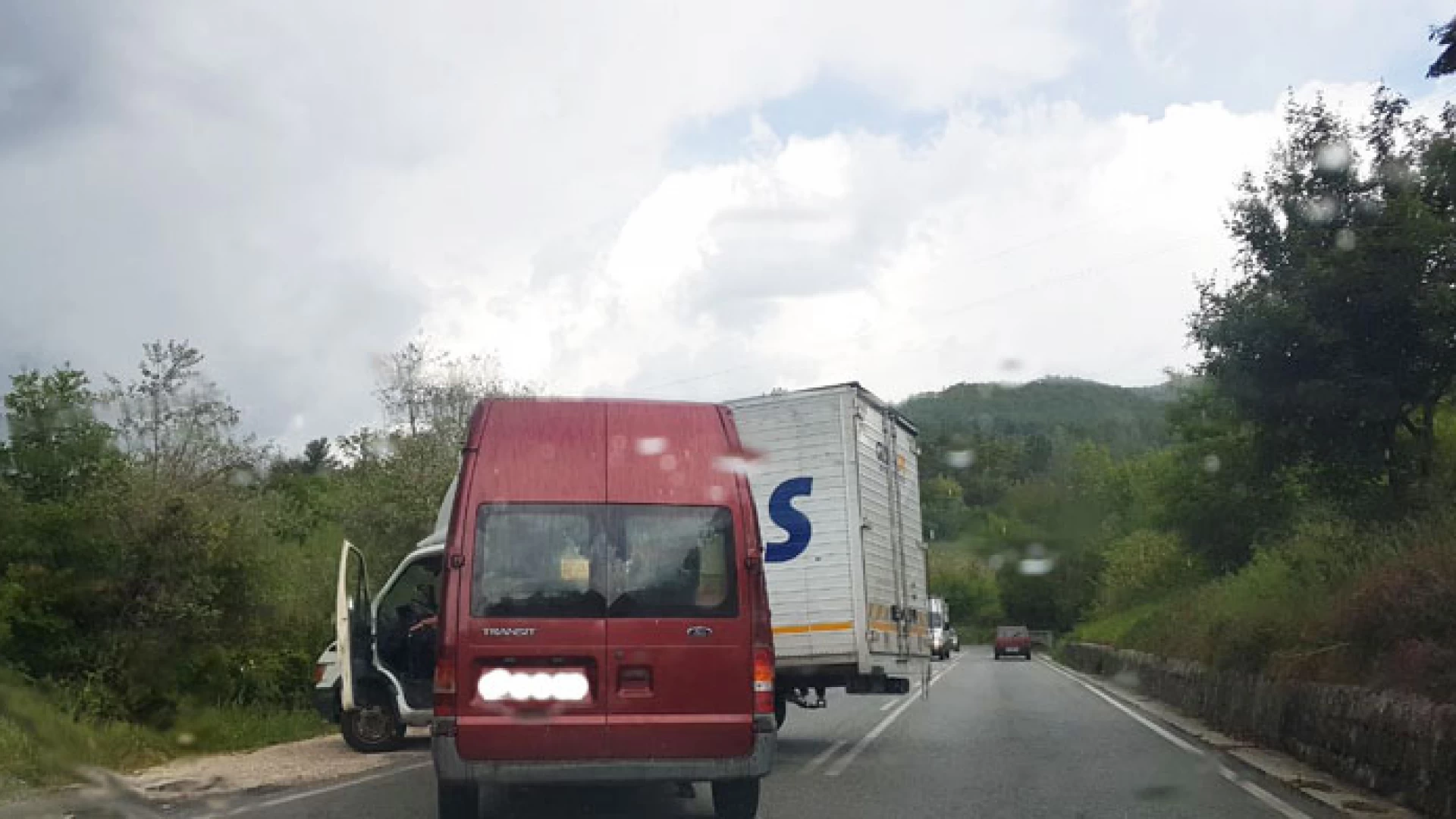 Colli a Volturno: scontro tra due mezzi pesanti sulla provinciale Vandra. L’incidente pochi minuti fa nei pressi di Valloni.