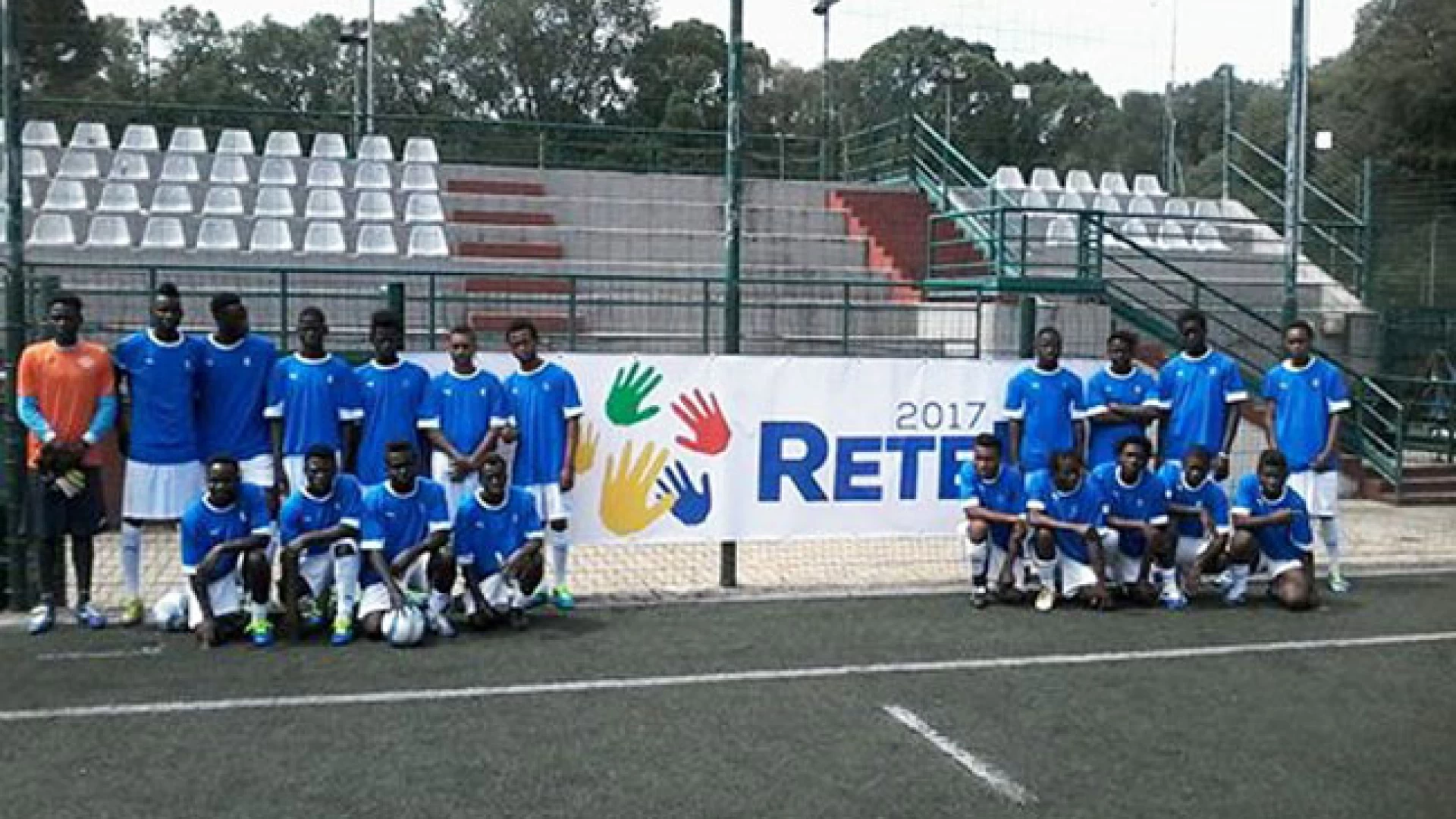I migranti di Cerro al Volturno partecipano al torneo nazionale di calcio Sprar. Gli atleti impegnati nel progetto Rete 2017.
