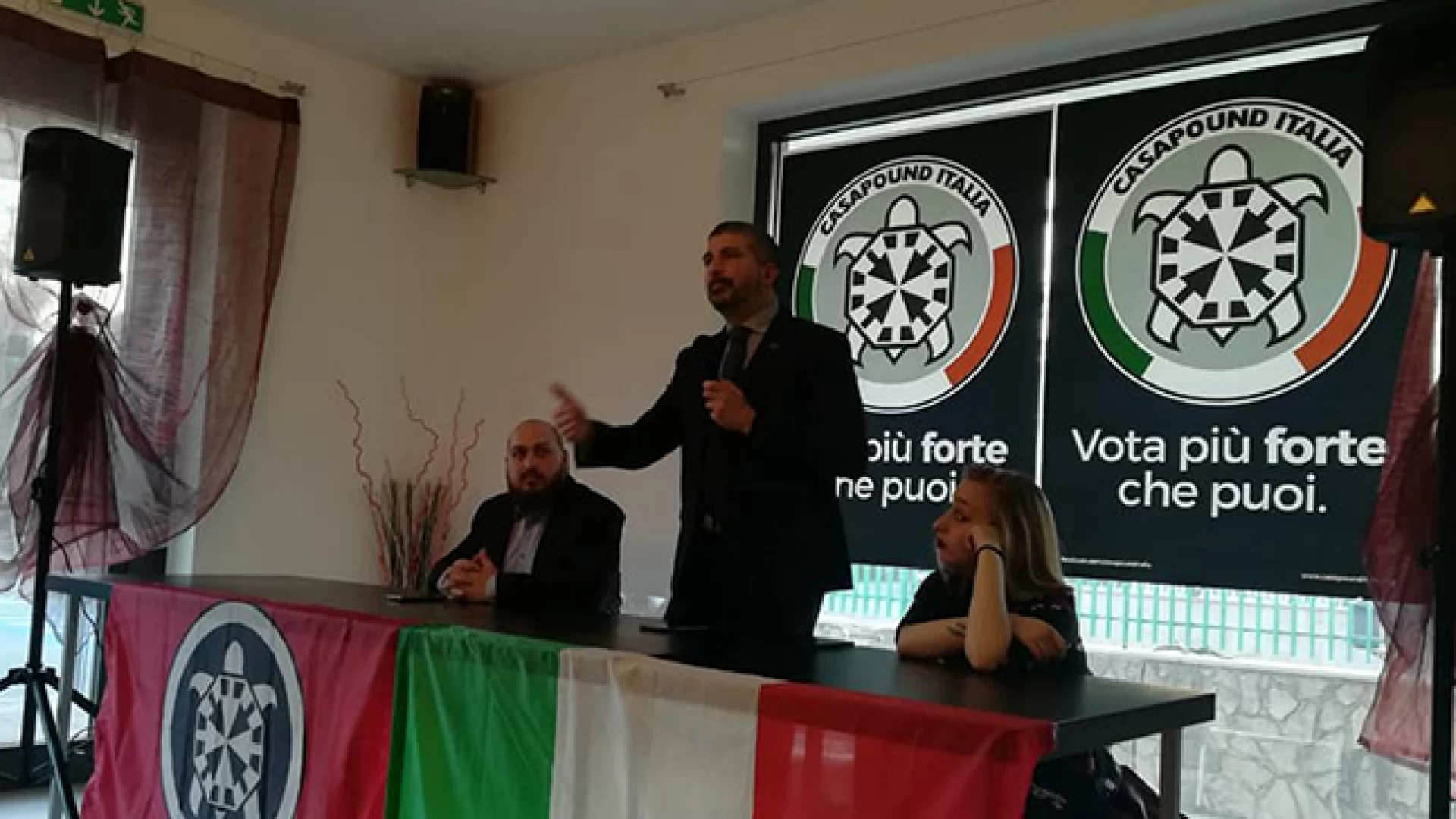 "Regionali Molise: concluso il tour molisano del segretario nazionale di CasaPound Italia Simone Di Stefano.
