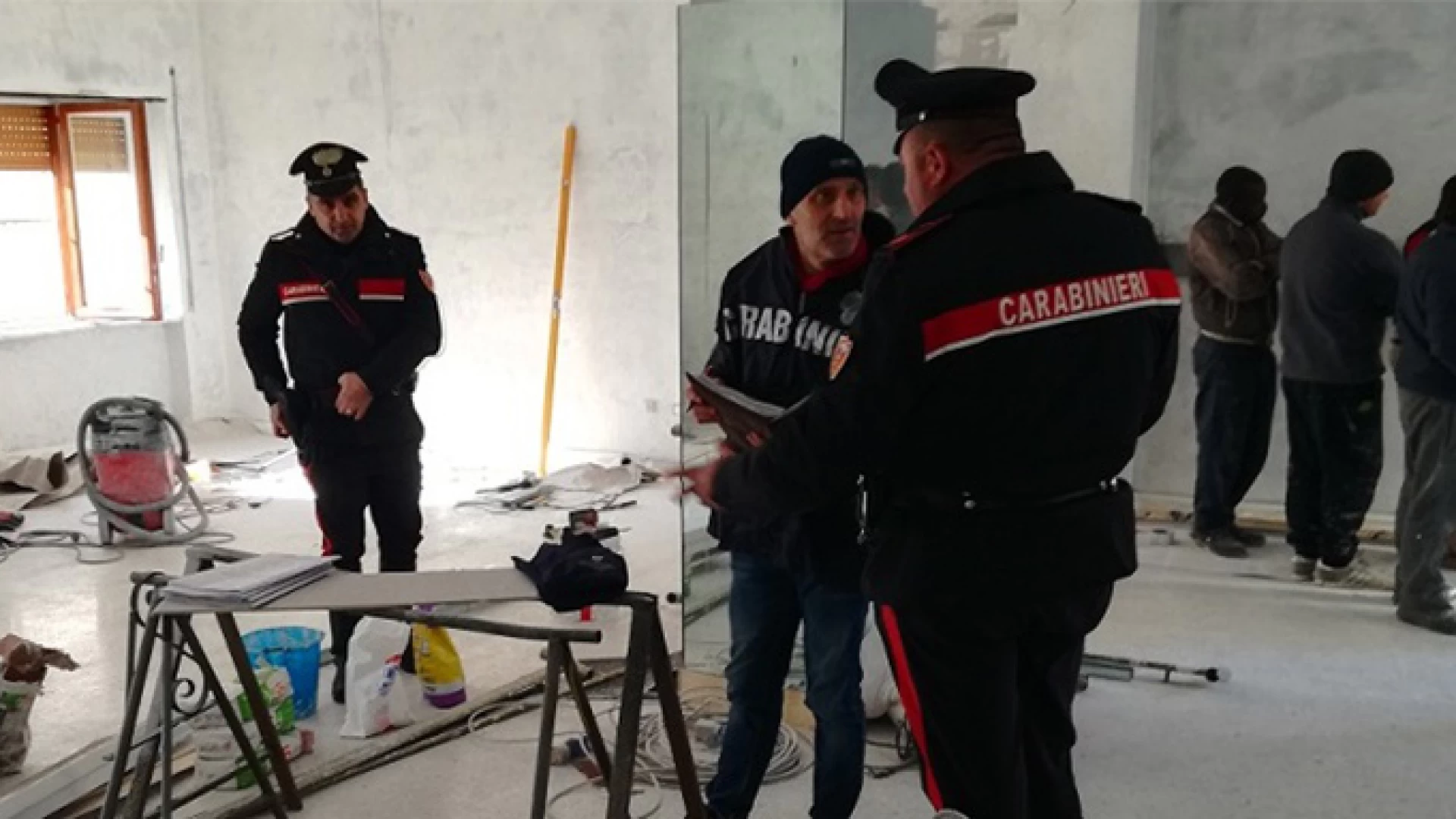 Isernia: sicurezza sul luogo di lavoro, denunciati dai Carabinieri diversi titolari di imprese.