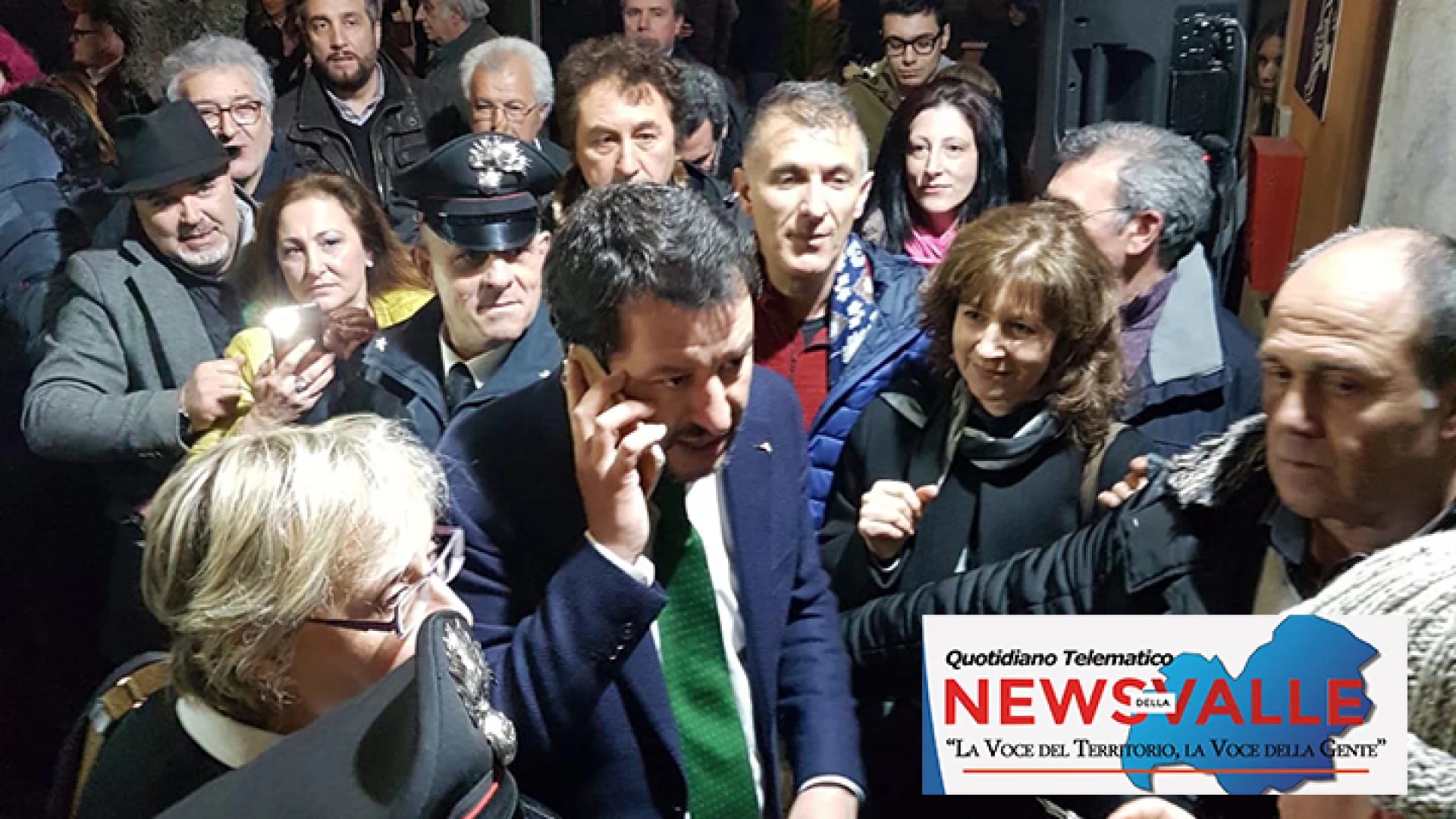 Salvini a Venafro inaugura la sede politica della Lega. “Dopo le promesse agli italiani è l’ora di passare ai fatti”.