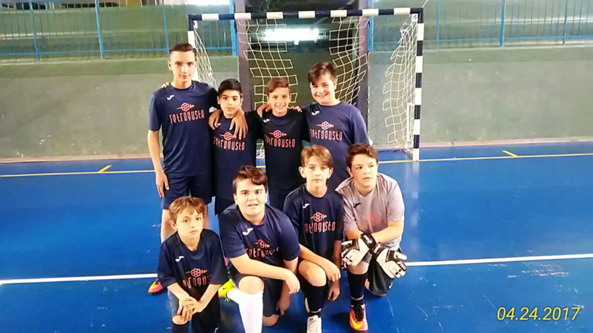 Calcio a 5: la Futsal Colli vola nella categoria pulcini. Nel pomeriggio di ieri schiacciante vittoria contro l’Isernia.