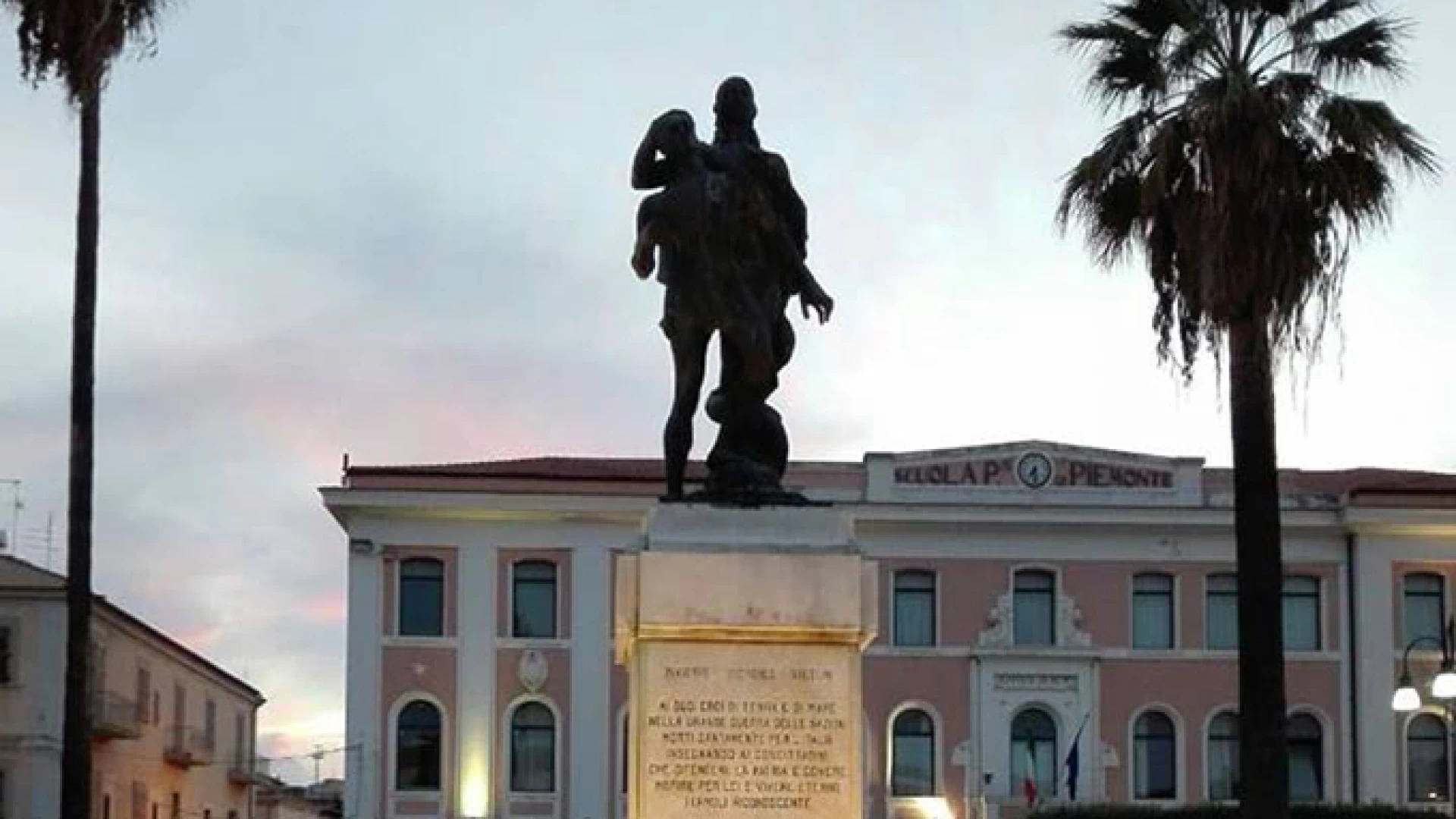 Termoli: illuminazione al monumento ai Caduti, CasaPound esprime apprezzamento: “accolta nostra proposta".