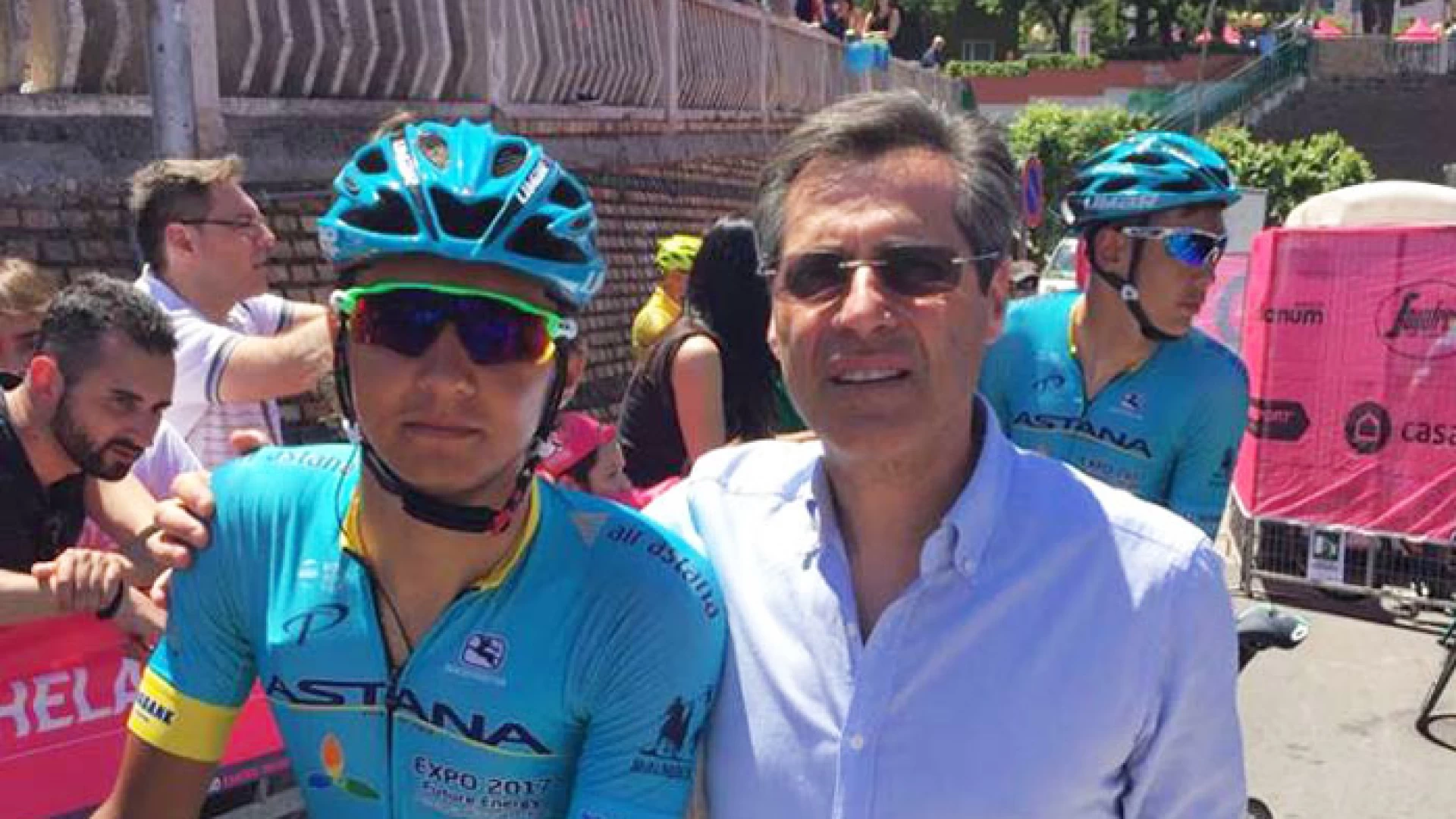 Giro d’Italia a Montenero, Parpiglia: “Uno spettacolo grande  reso possibile da tanta gente e dal contributo della Regione Molise”