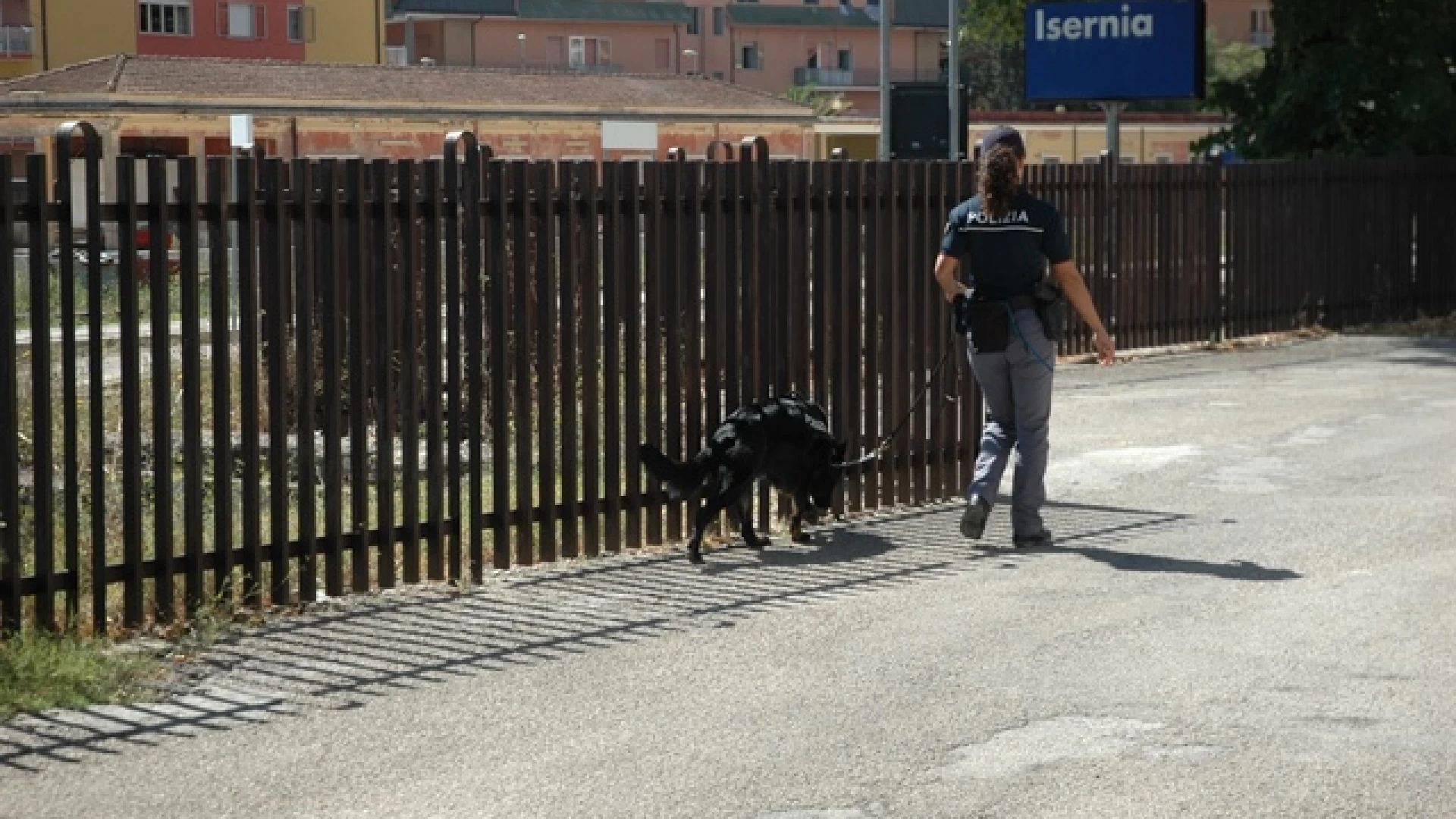 Isernia: il video in esclusiva dell'operazione antidroga della Polizia presso lo scalo Ferroviario di Isernia.