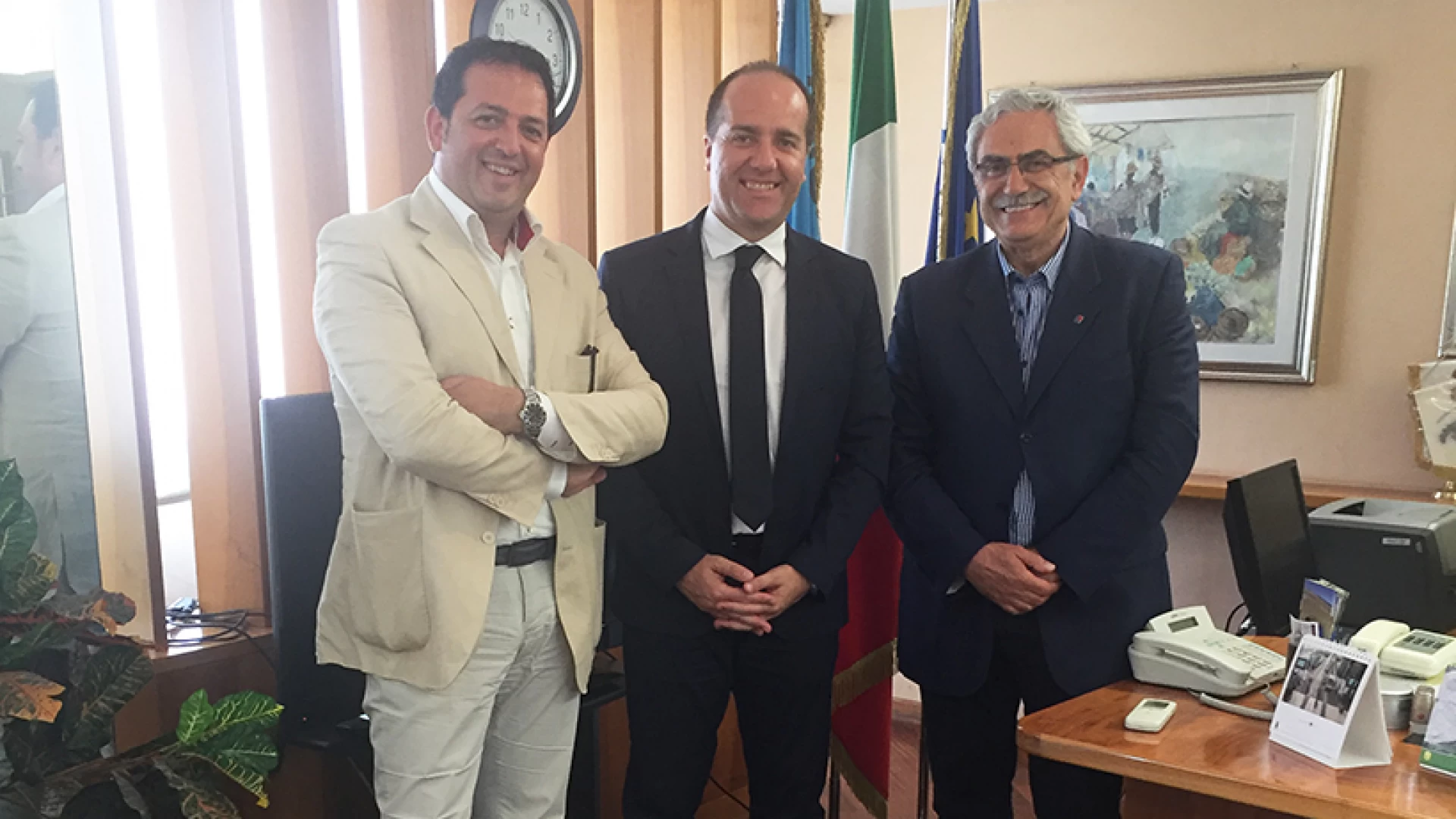 Isernia: il presidente del Consiglio regionale del Molise fa visita a Coia. Presente anche il consigliere Matticoli.