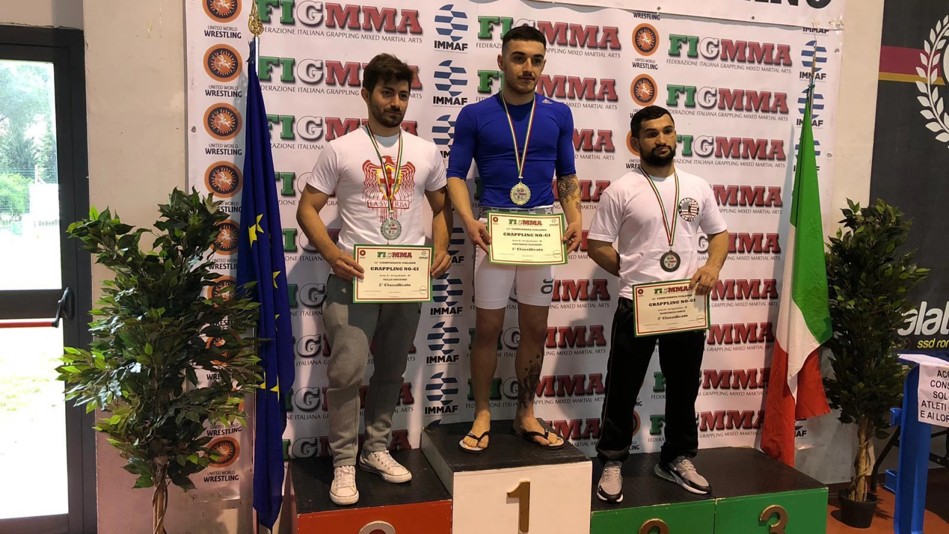 Sport: il lottatore isernino Giovanni Nostrato è medaglia d'oro ai campionati nazionali di  GRAPPLING