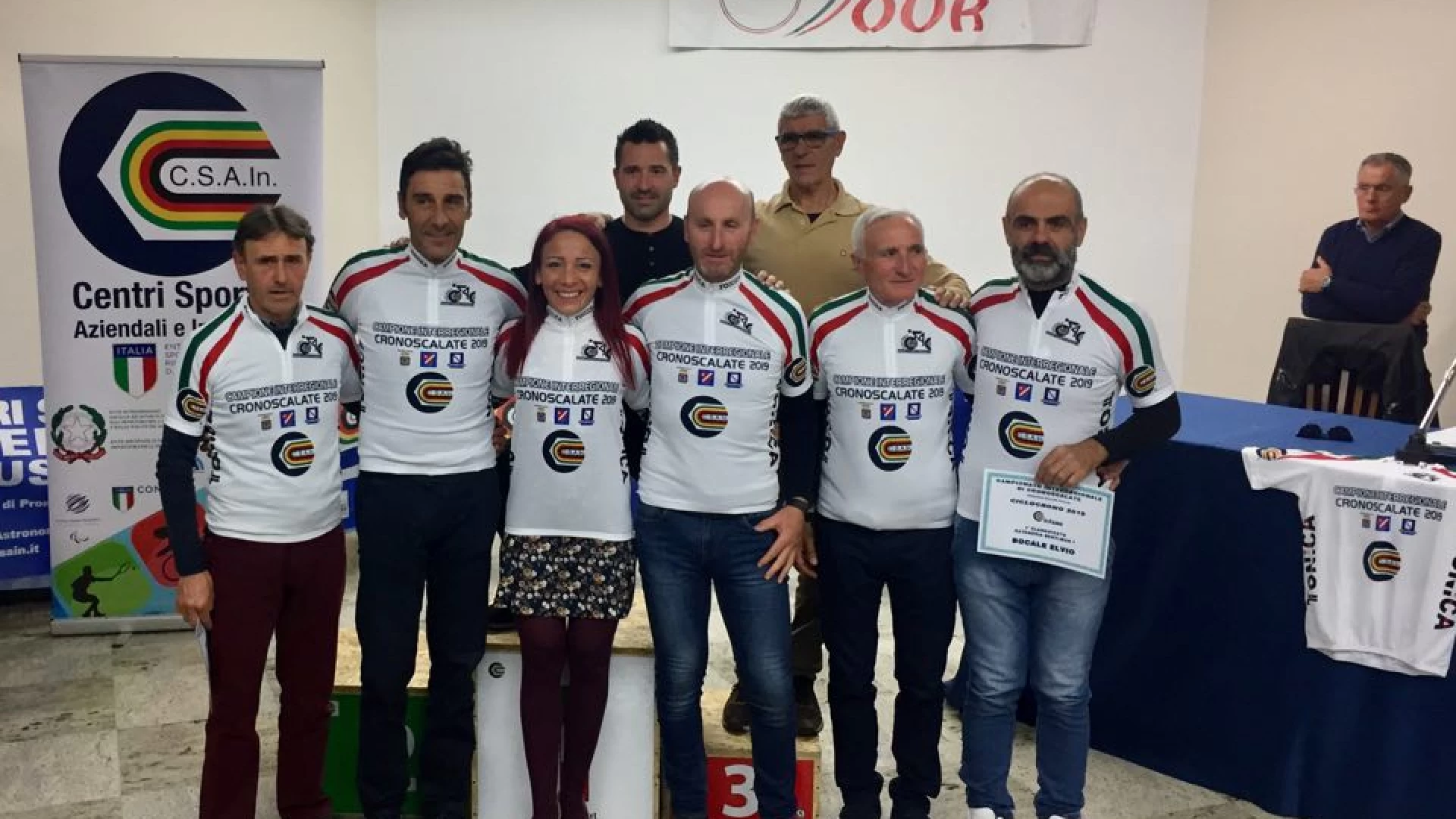 Ciclismo: a Termoli le premiazioni del Centro Italia Tour 2019. Letizia Giancola della G.C. Pentria dedica il successo a Giuseppe Corrado.
