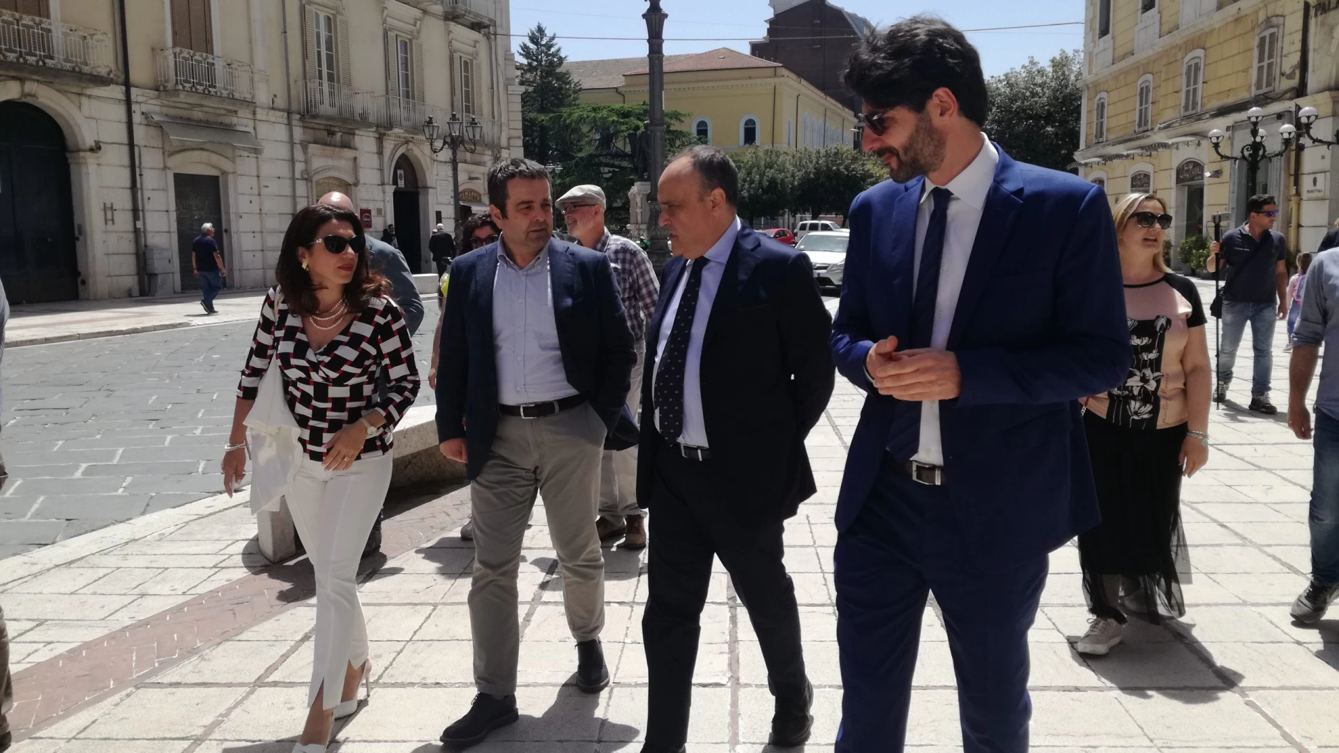 Campobasso: il Ministro Bonisoli tira la volata a Gravina. Guarda le foto della visita in città.