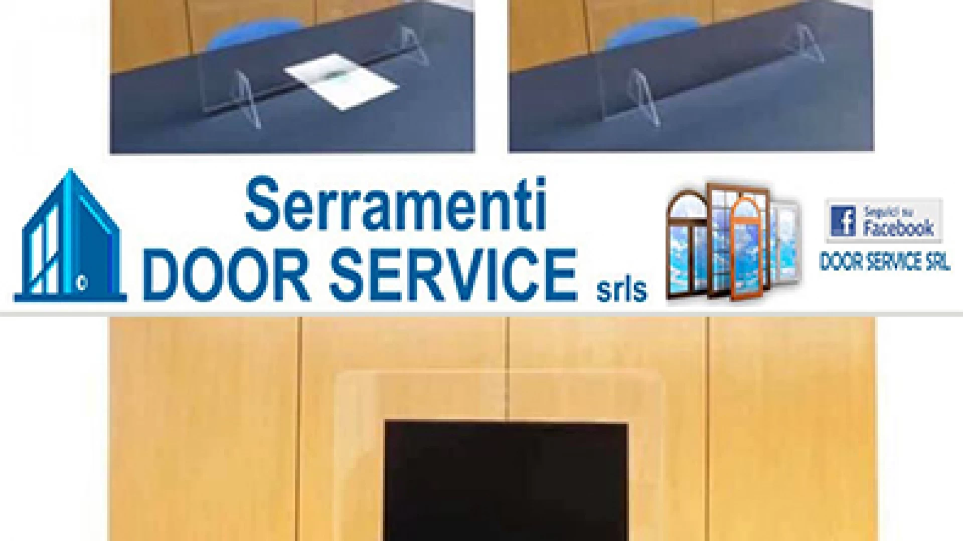 Door Service Serramenti affronta l’emergenza Covid-19. Al via l’installazione delle barriere anti-contagio.