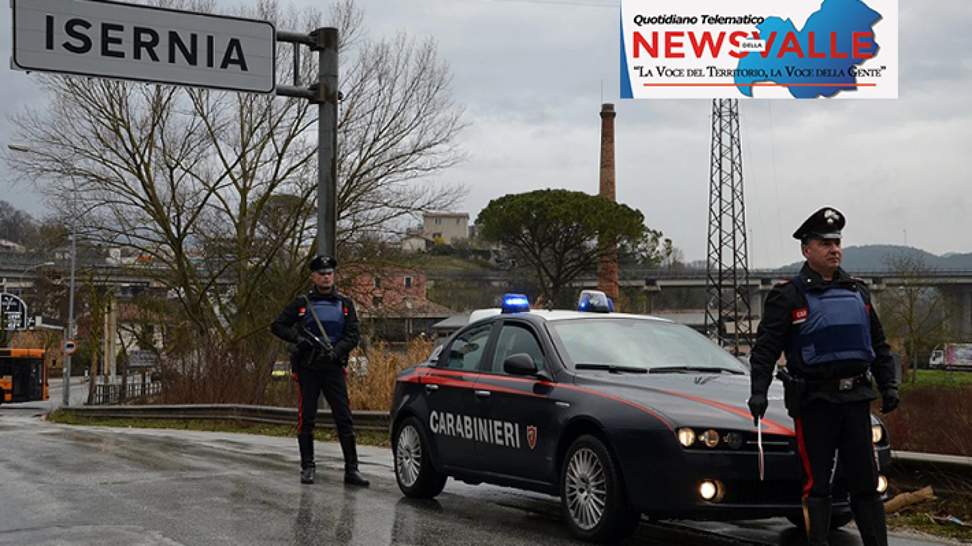 I Carabinieri di Isernia fermano giovane completamente ubriaco al volante