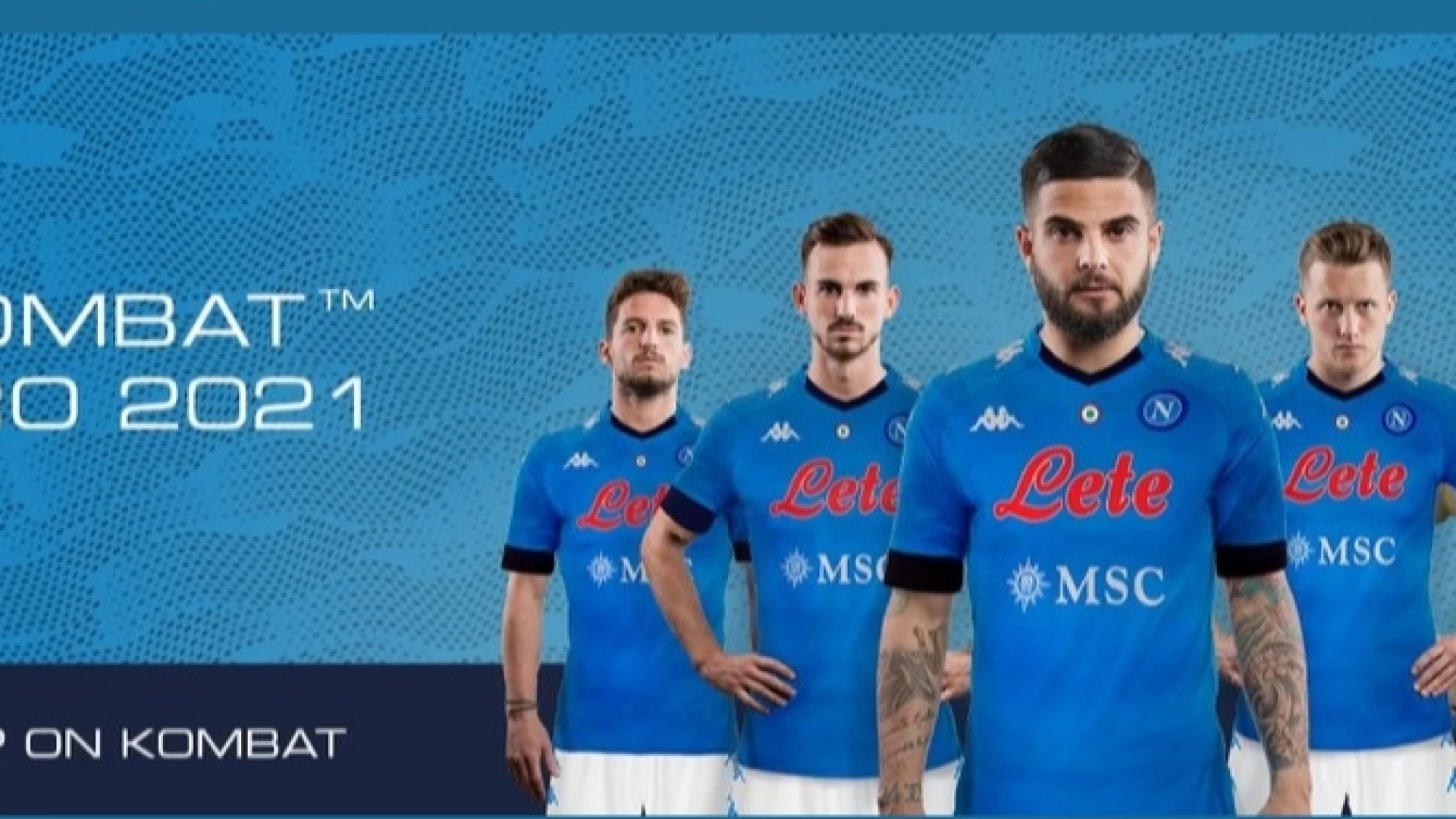 Il Napoli ha presentato la nuova maglia via social al ritiro di Castel Di Sangro.