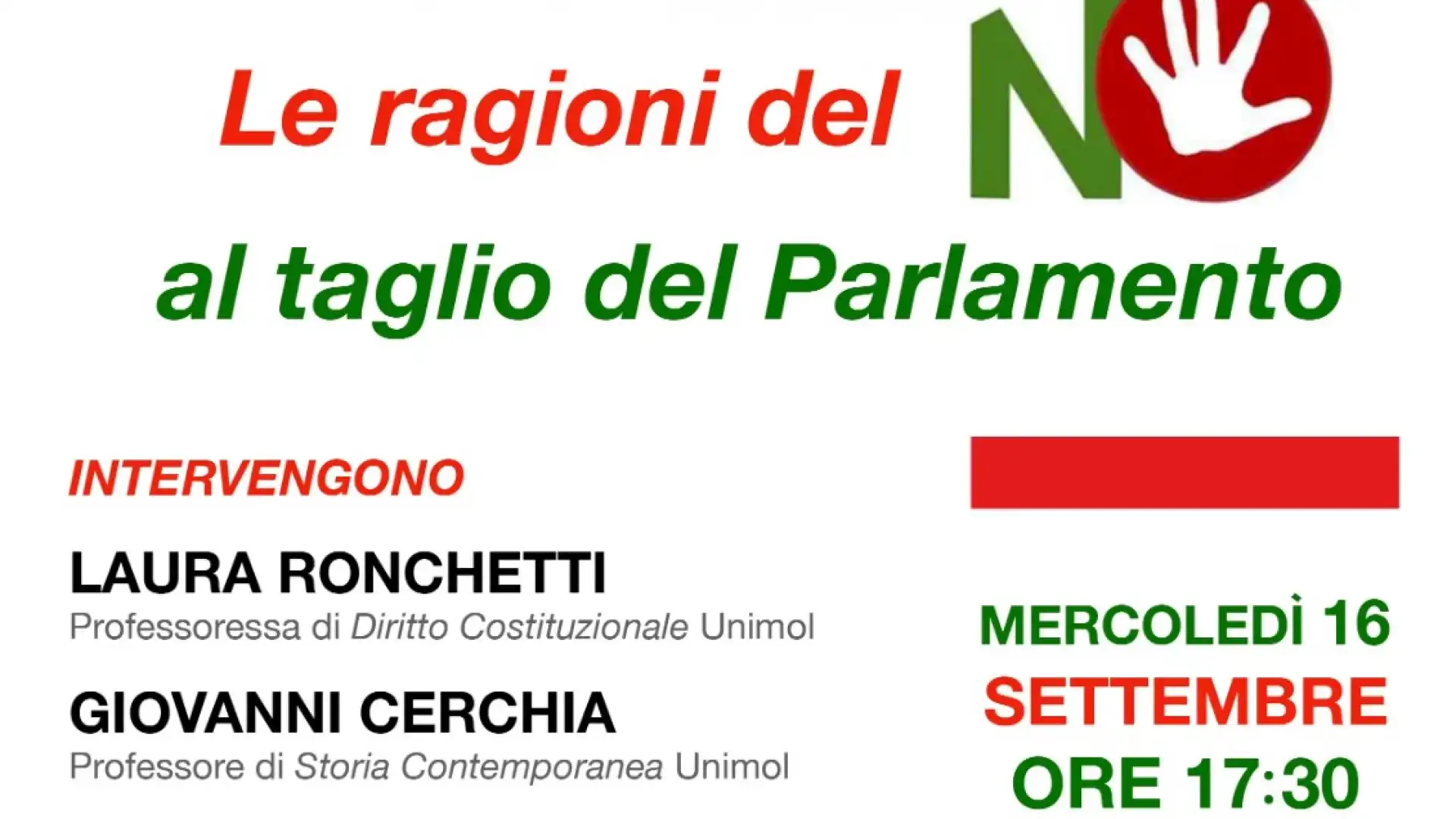 Referendum costituzionale: le ragioni del No. Iniziativa di Uniti per la Costituzione