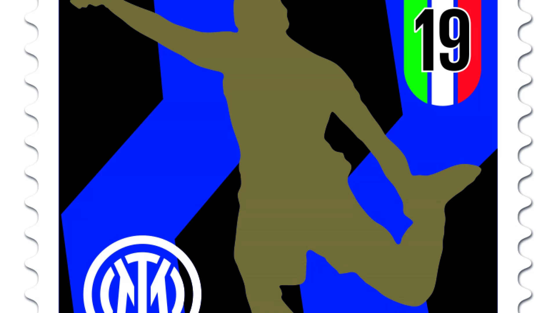 Poste Italiane dedica un francobollo speciale in emissione da oggi all’Inter, squadra vincitrice campionato nazionale.