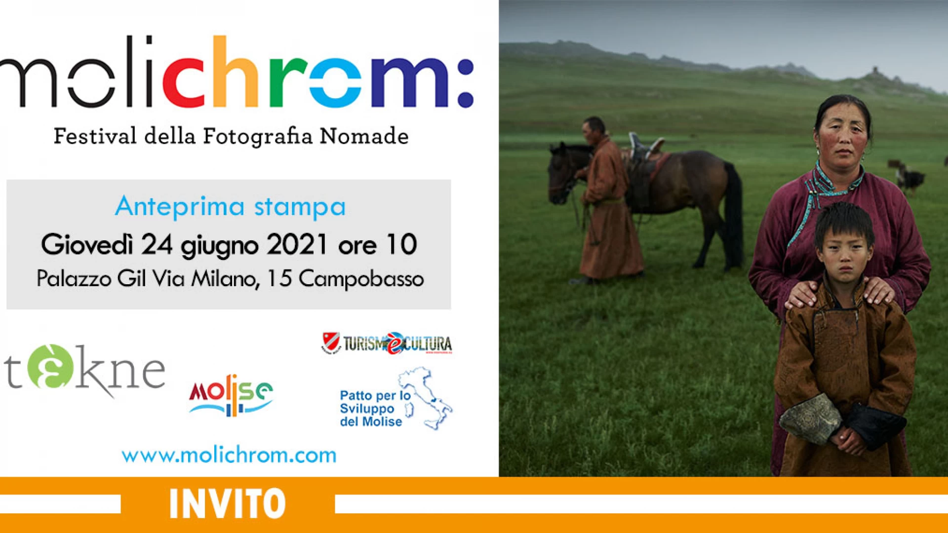 Molichrom, festival della fotografia nomade. Giovedì 24 giugno la presentazione dell’evento.
