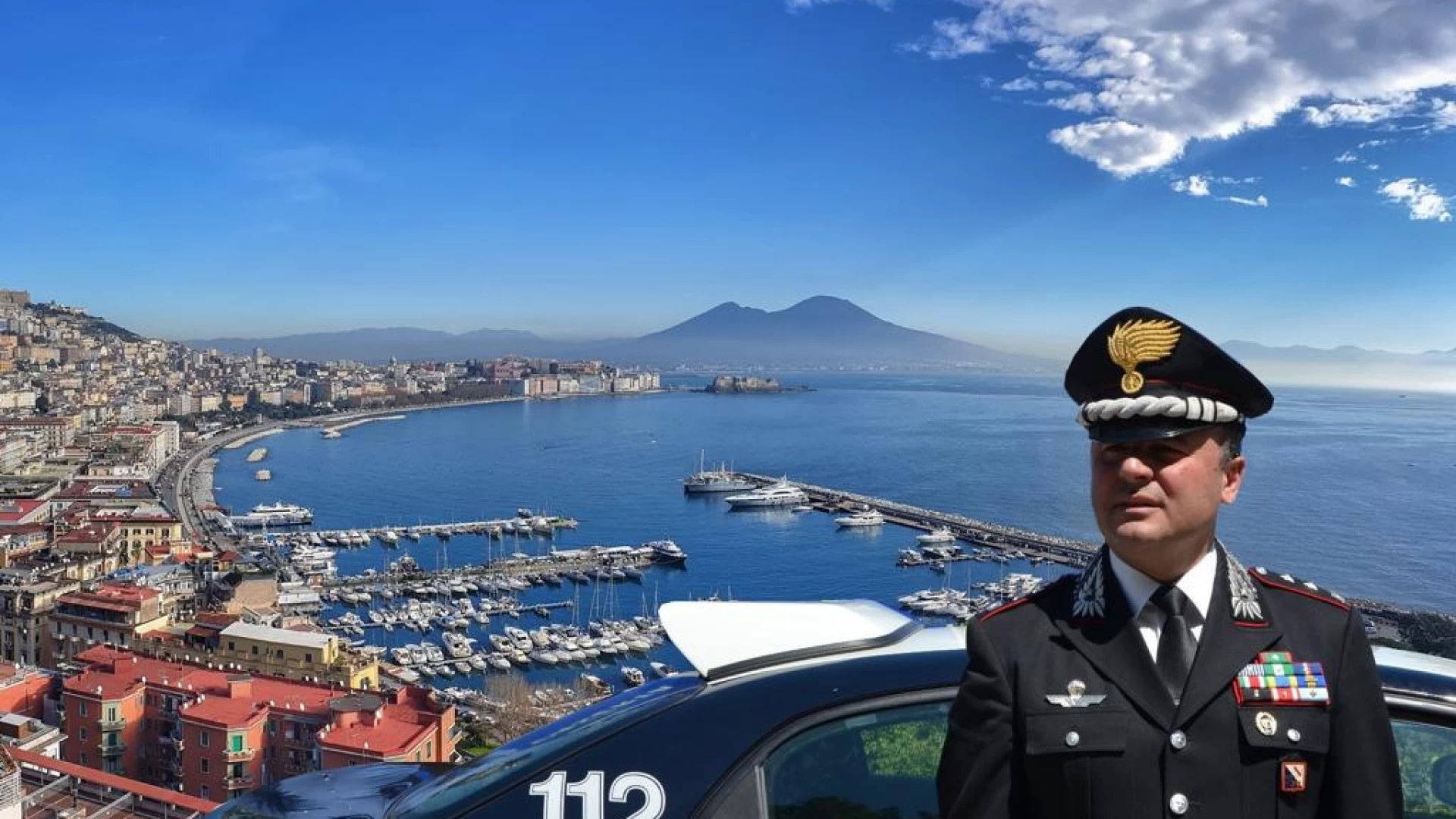 Al Tenente Colonnello dei Carabinieri Salvatore Vitiello la medaglia Mauriziana assegnata dal Presidente della Repubblica.