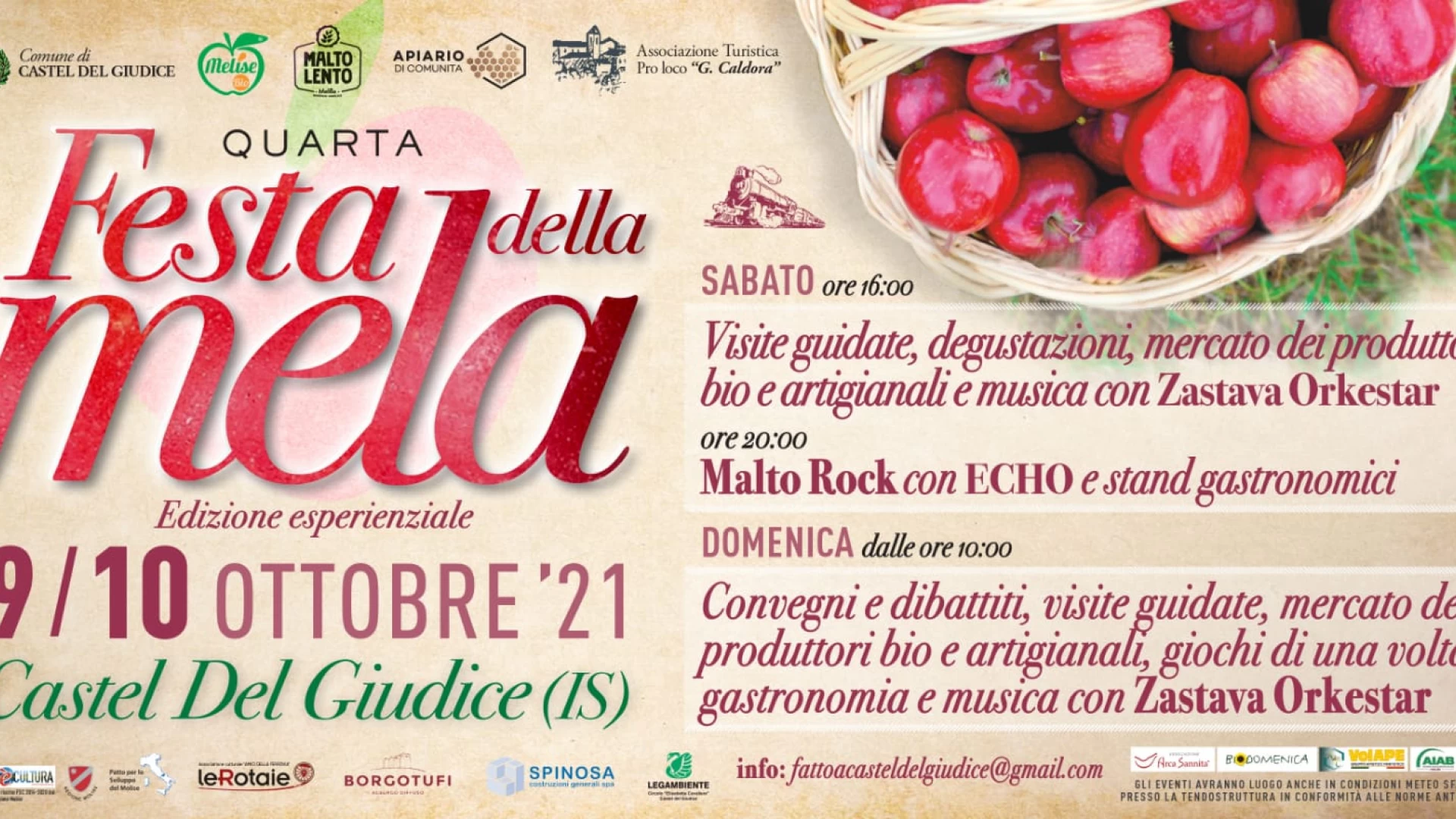 Castel Del Giudice: Festa della Mela – Edizione esperienziale