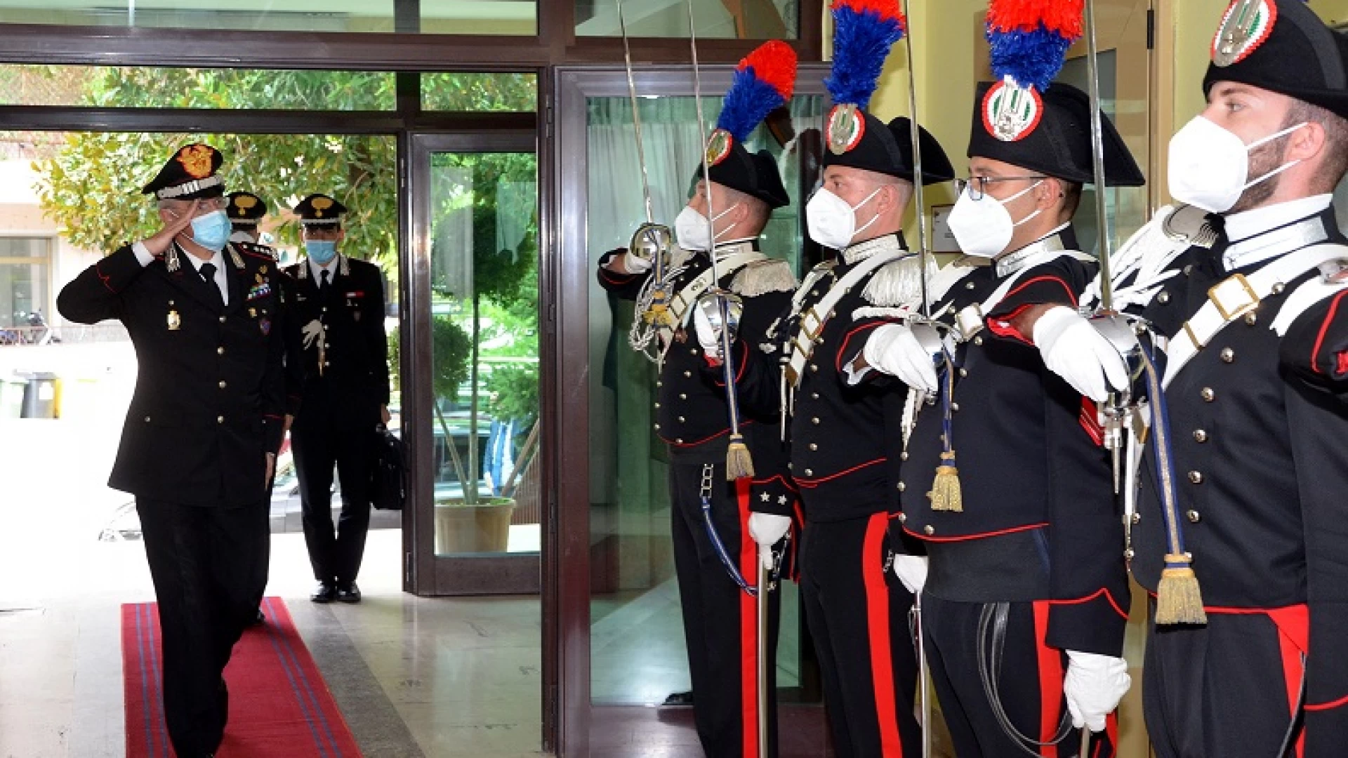 Isernia: il Comandante Mezzavilla in visita al Comando Provinciale dei Carabinieri