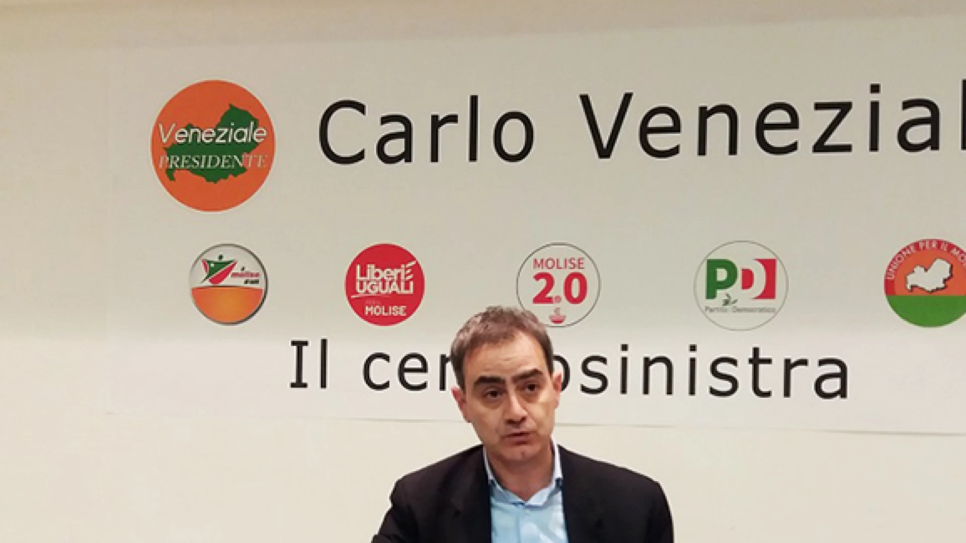 “Per il Molise inizia la stagione del rilancio”. Carlo Veneziale si propone all’elettorato molisano. Il candidato presidente del centrosinistra ha esposto le sue idee alla stampa.