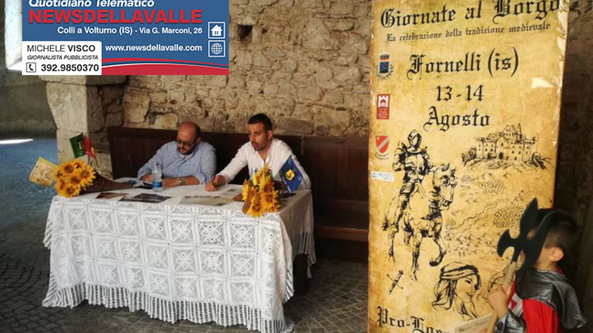 Fornelli: la 24°esima edizione delle Giornate al Borgo accende il centro storico. Presentata l'edizione 2018. Guarda il nostro servizio video