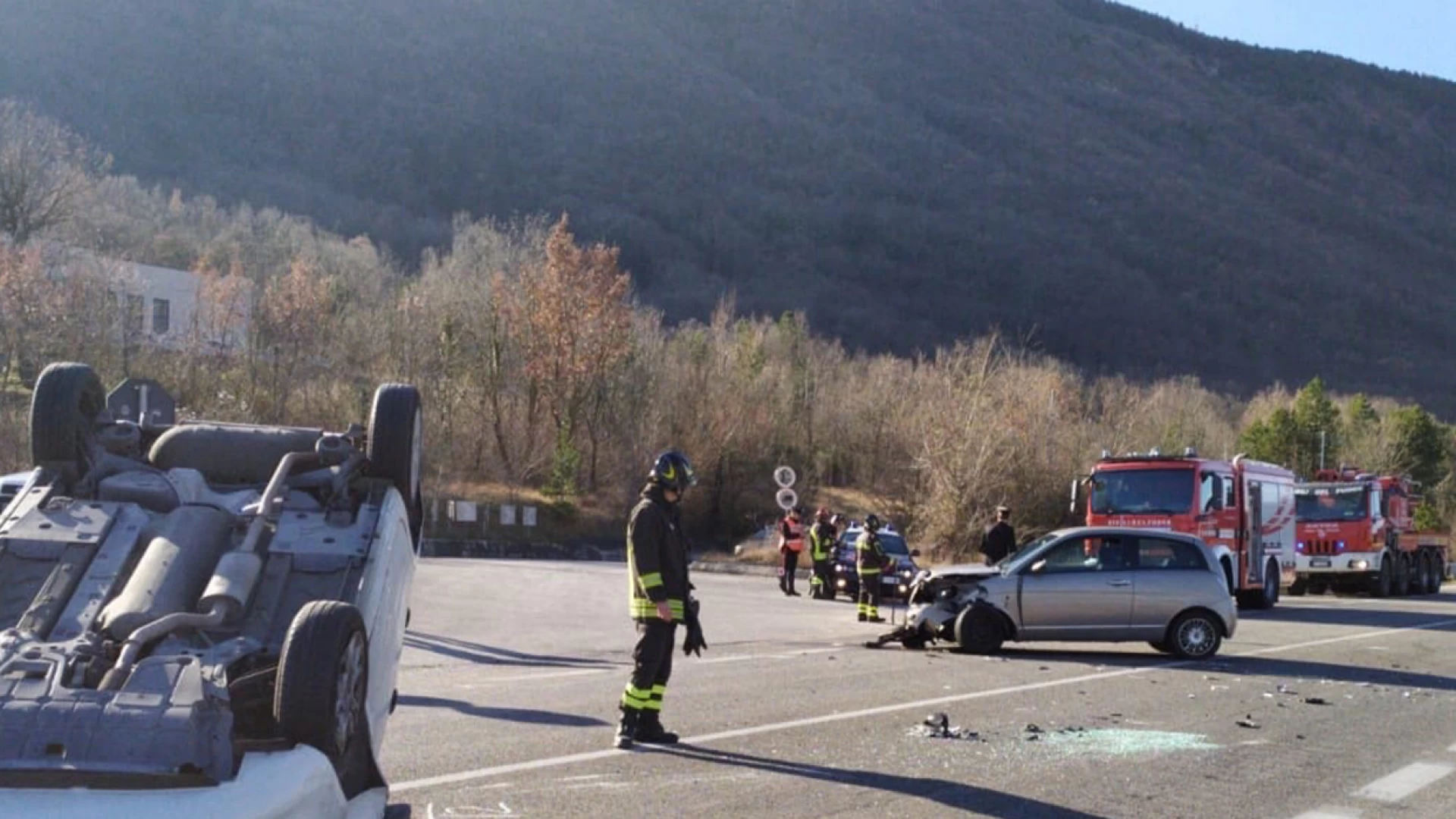 Castelpetroso: riaperta da poco la statale 17 dopo l’incidente di questa mattina.