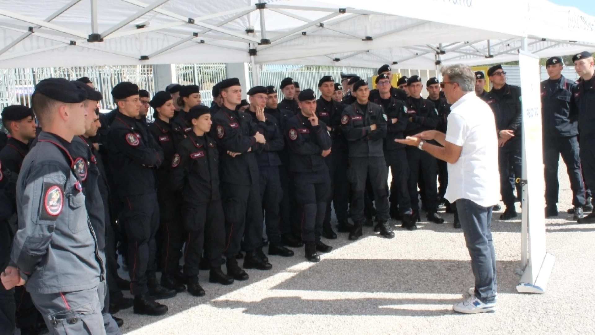 Allievi Carabinieri di Campobasso e Aci insieme per la guida in sicurezza.