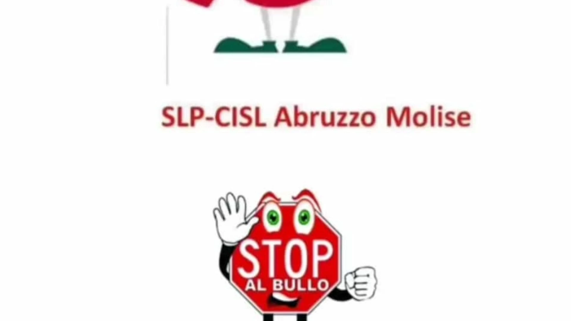 Cisl Slp Abruzzo Molise e “Stop Bullismo Odv” insieme per dire “no” al bullismo.