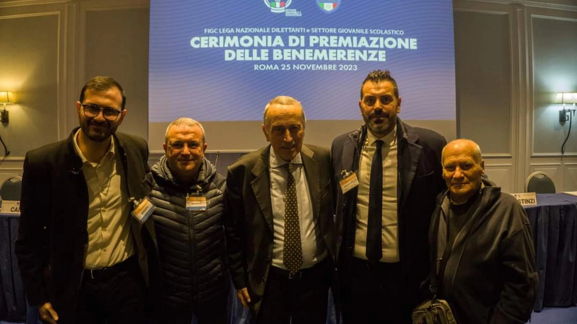 Un grande traguardo per la Polisportiva Roccaravindola: consegnata a  Roma ha ricevuto la benemerenza per i suoi 50 anni di storia.