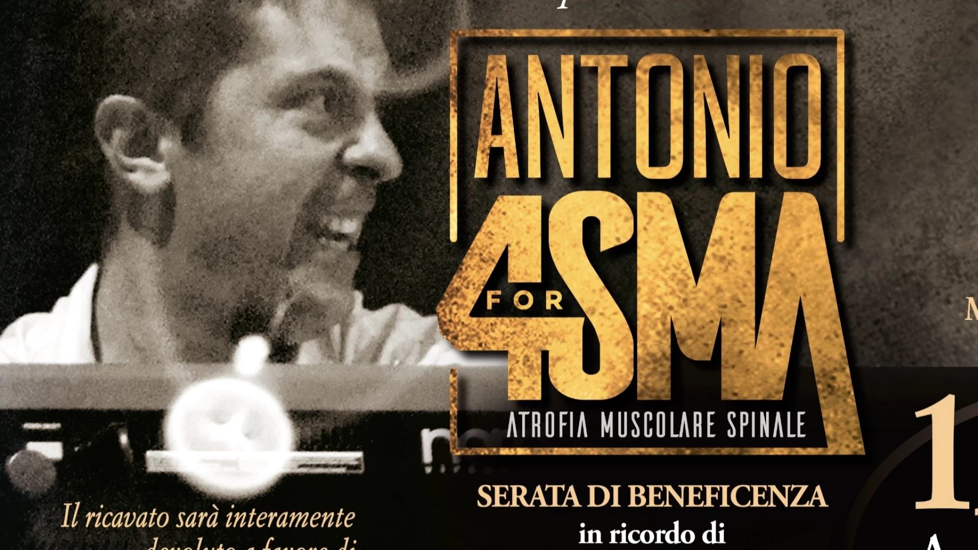 Isernia: questa sera l'evento "Antonio4Sma".Tutto il ricavato verrà donato alla fondazione Telethon.