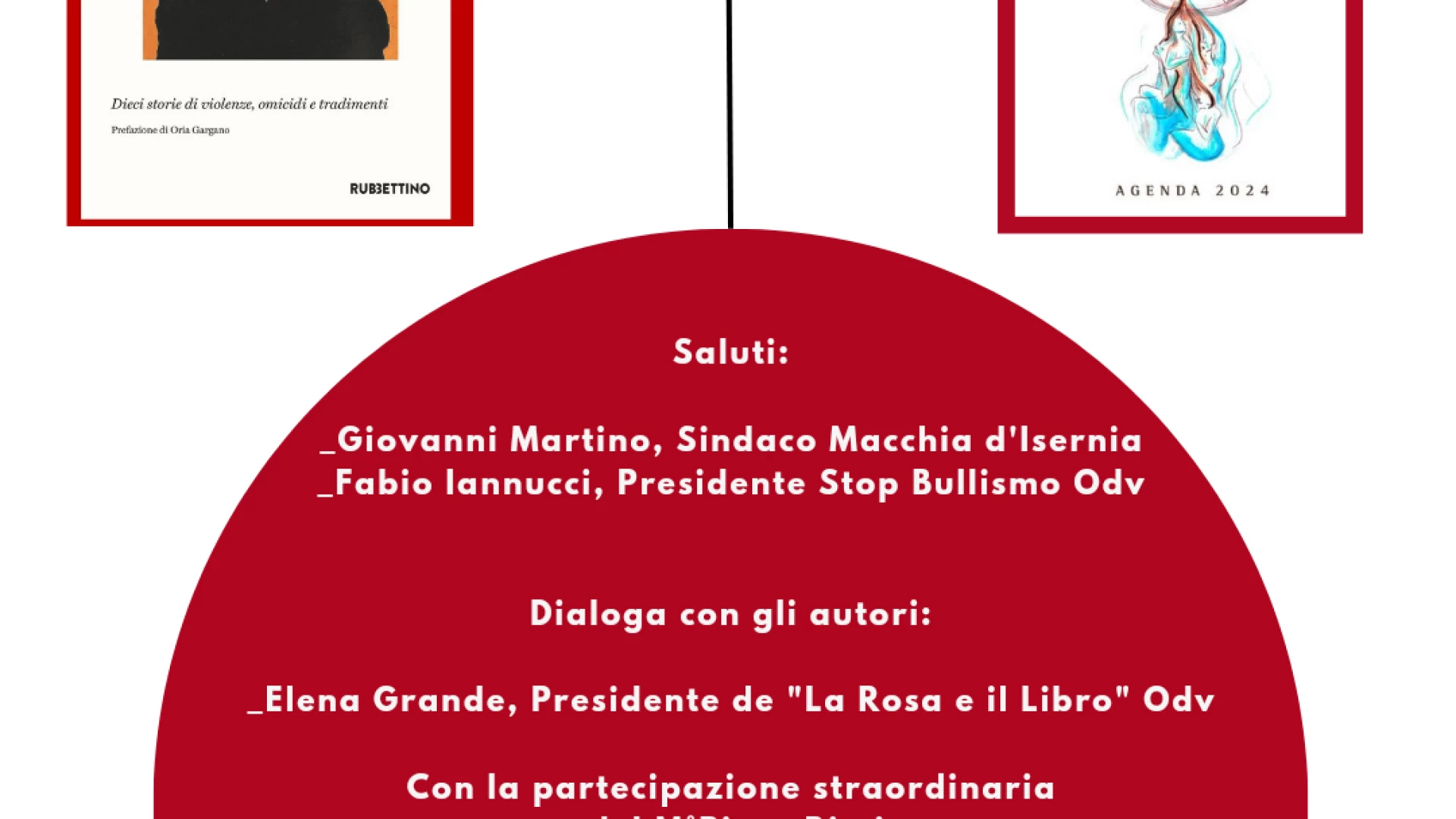 Doppia presentazione a Macchia d'Isernia dell'ultimo volume del giornalista e scrittore Giovanni Mancinone, "Mostri", e della agenda "Oroscopo al caffè" della scrittrice Greta Rodan.
