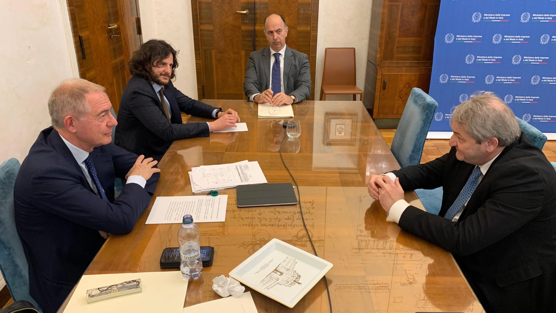 Made in Italy, il presidente Roberti ha incontrato a Roma il Ministro Urso.