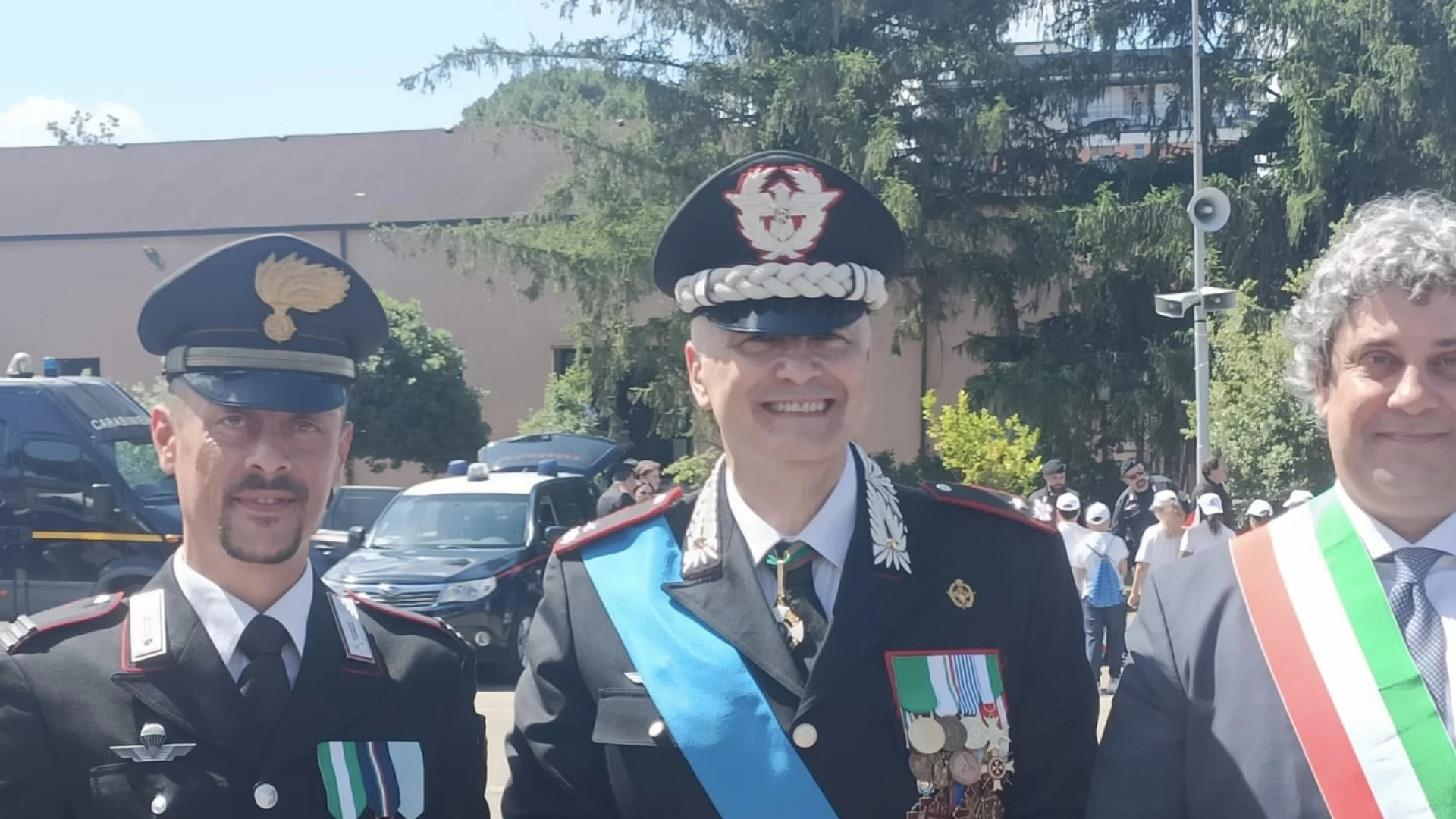 Chieti: il Comandante di stazione dei Carabinieri di Carpinone Nicola Fattore premiato per il suo operato nell'Arma.