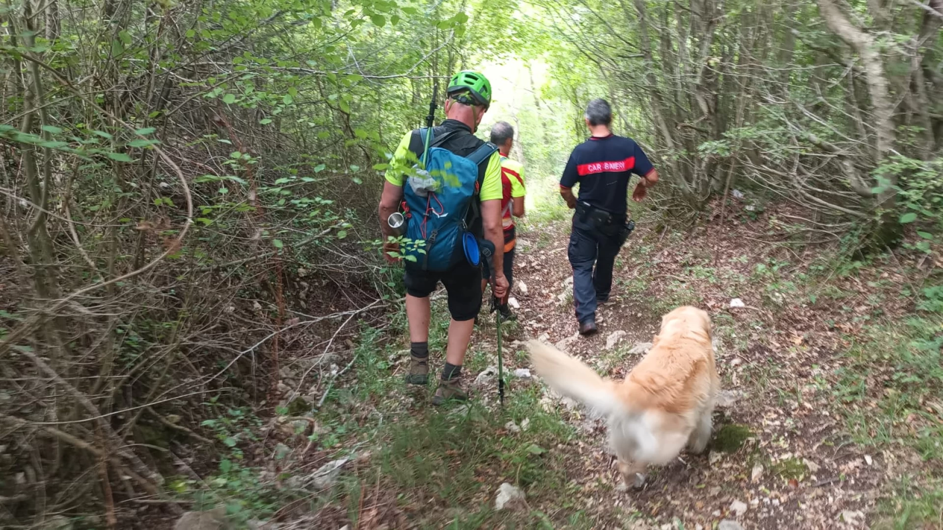 Castel San Vincenzo: il soccorso Alpino mette in salvo due escursionisti in difficoltà nei pressi dell'eremo di San Michele.