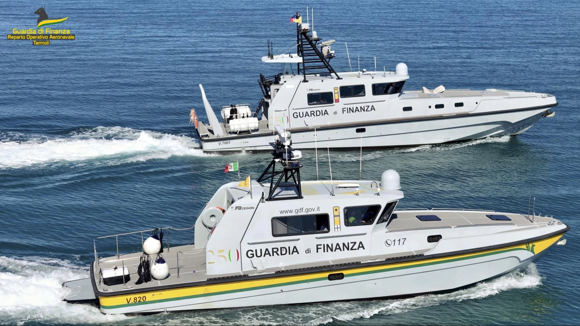 Termoli: il Roan della Guardia di Finanza sequestra 911 kg di prodotto ittico non tracciato e proveniente da attività di pesce in tempi vietati. Sanzionati due responsabili.