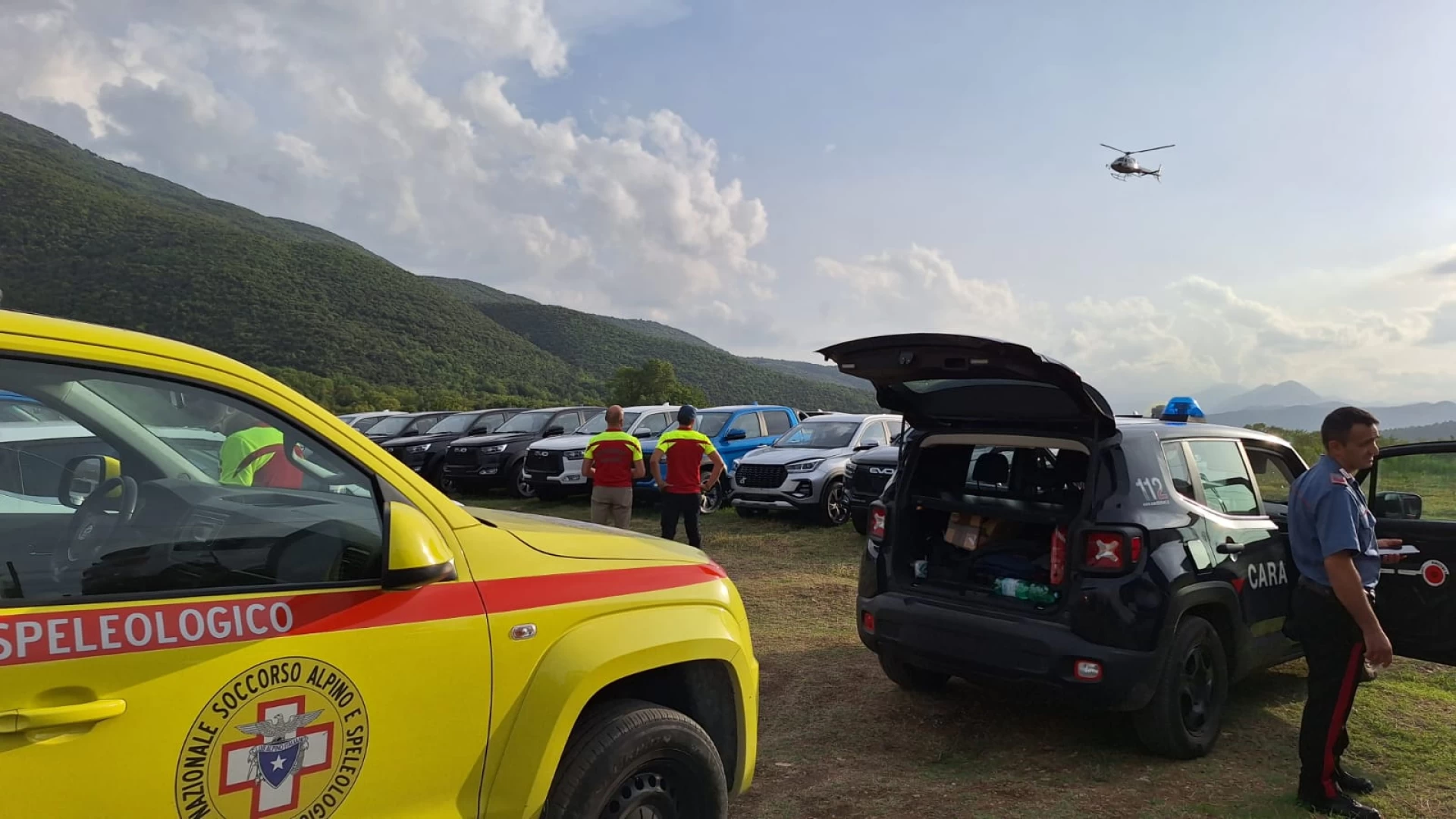 Sant'Agapito: persona dispersa ma è un falso allarme. Attivata nel pomeriggio la macchina dei soccorsi e delle ricerche.