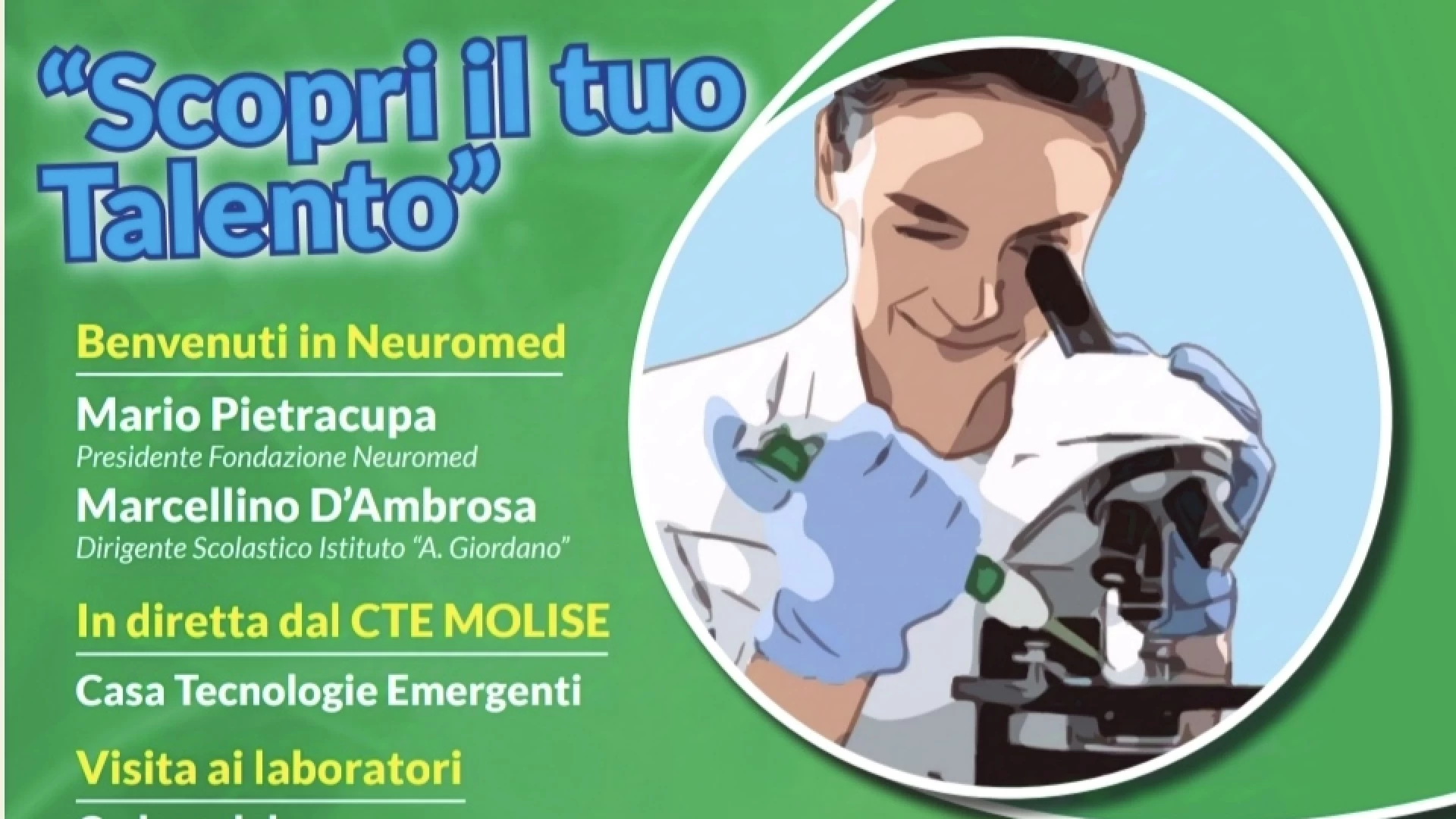 Pozzilli: all'Irccs Neuromed torna la notta Europea dei ricercatori. Appuntamento per venerdi' 27 settembre 2024.