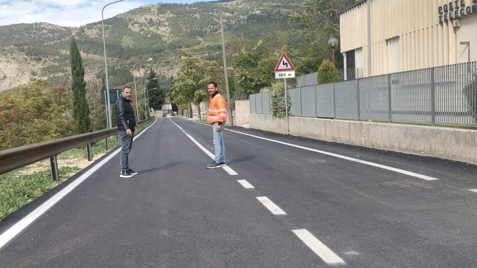 PROVINCIA DELL'AQUILA: TERMINATI I LAVORI DI MESSA IN SICUREZZA SULLA STRADA PROVINCIALE 21 "MAGORANESE