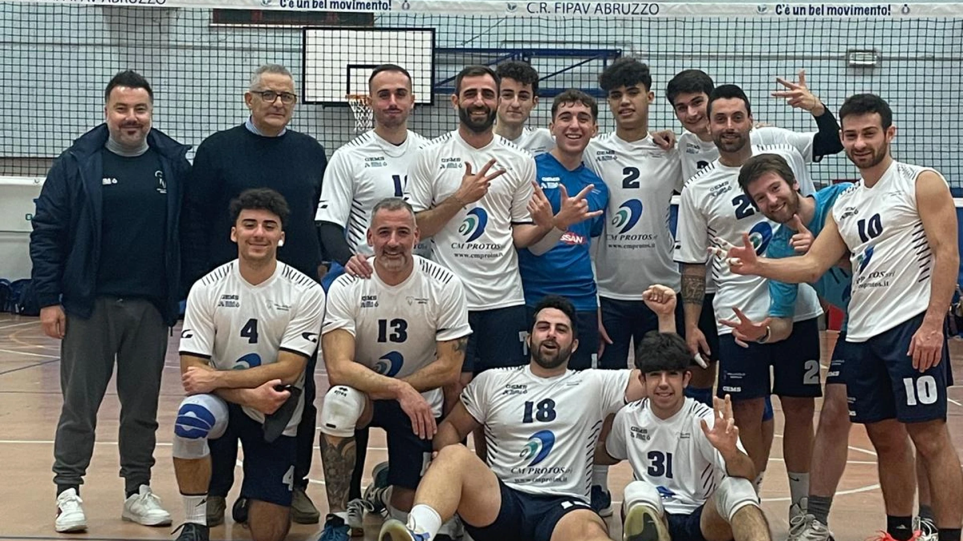 Pallavolo, Serie D: la Cm Protos Pallavolo Isernia vola. Unica molisana nel girone abruzzese. Ieri l'aggancio in vetta dopo la vittoria contro il Montesilvano.