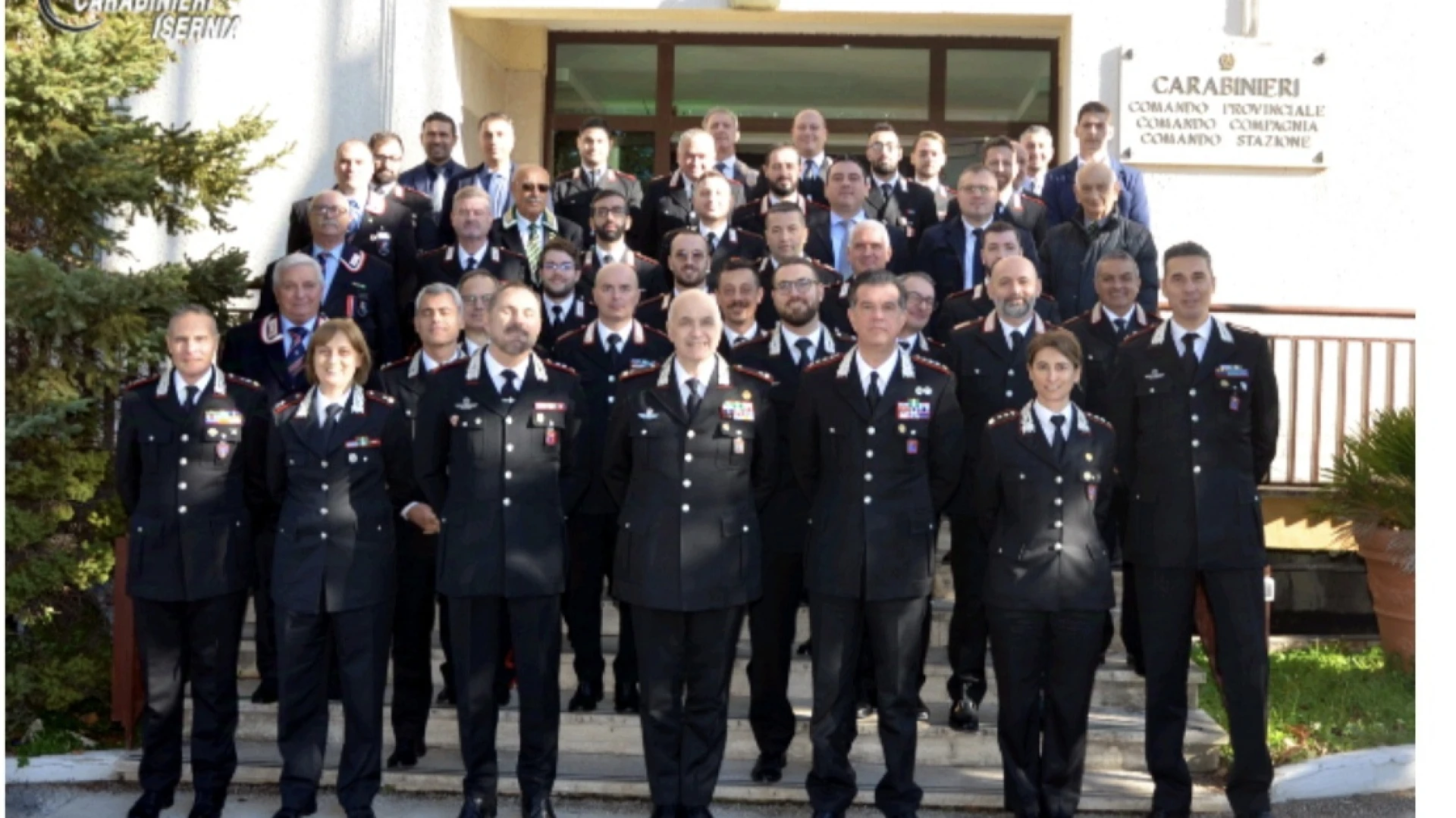 Festività Natalizie, Il Generale Neosi in visita al Comando Provinciale Carabinieri di Isernia