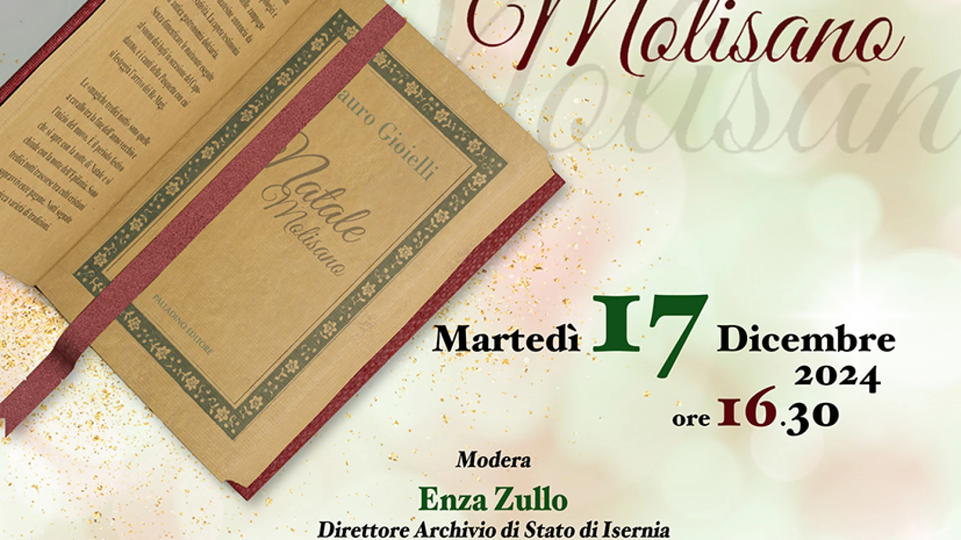 "Natale Molisano", ad Isernia la presentazione del libro di Mauro Gioielli.