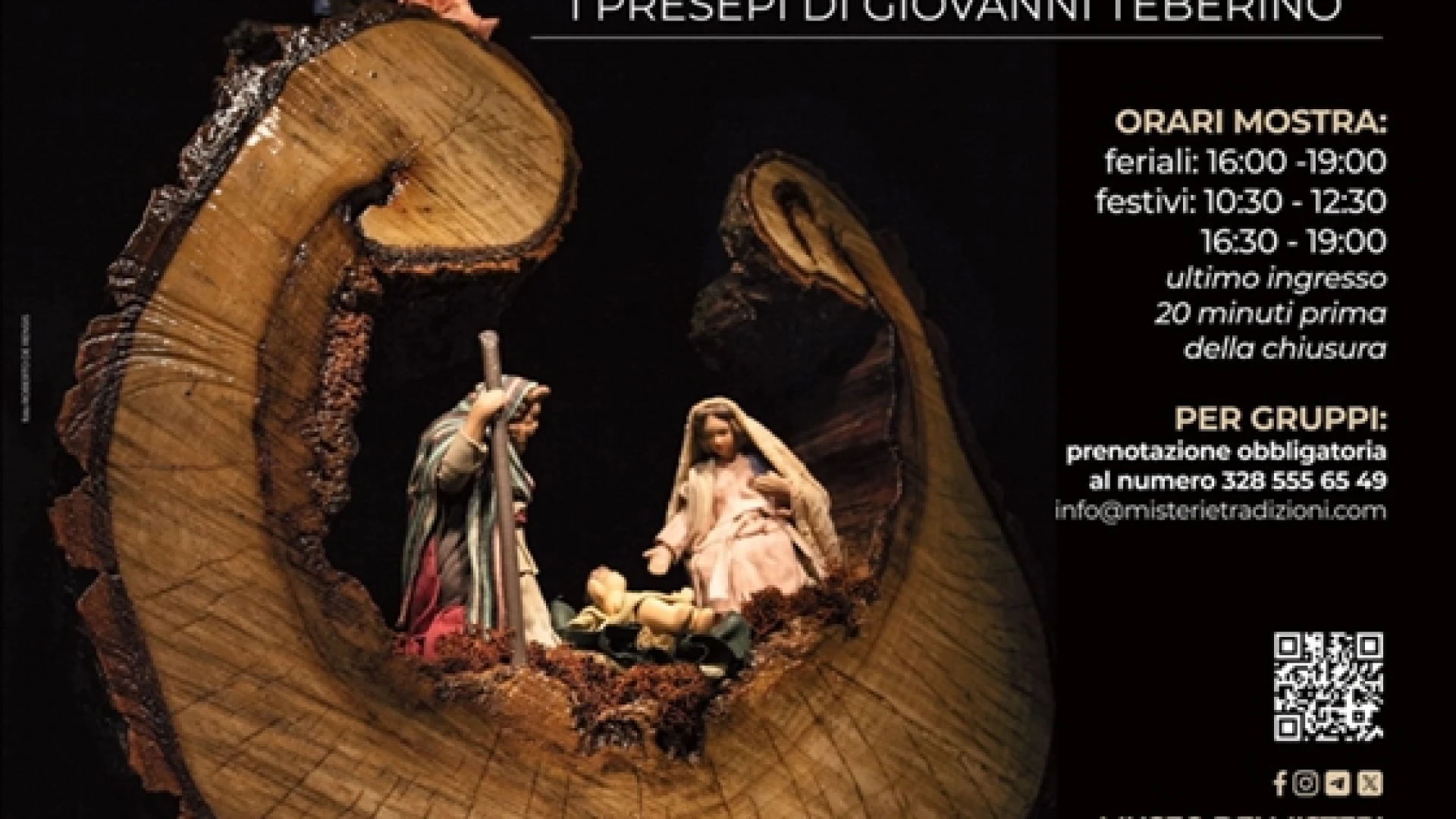 Campobasso: "I Presepi nella tradizione". A Campobasso dal 15 dicembre al 6 gennaio la mostra di Giovanni Teberino.